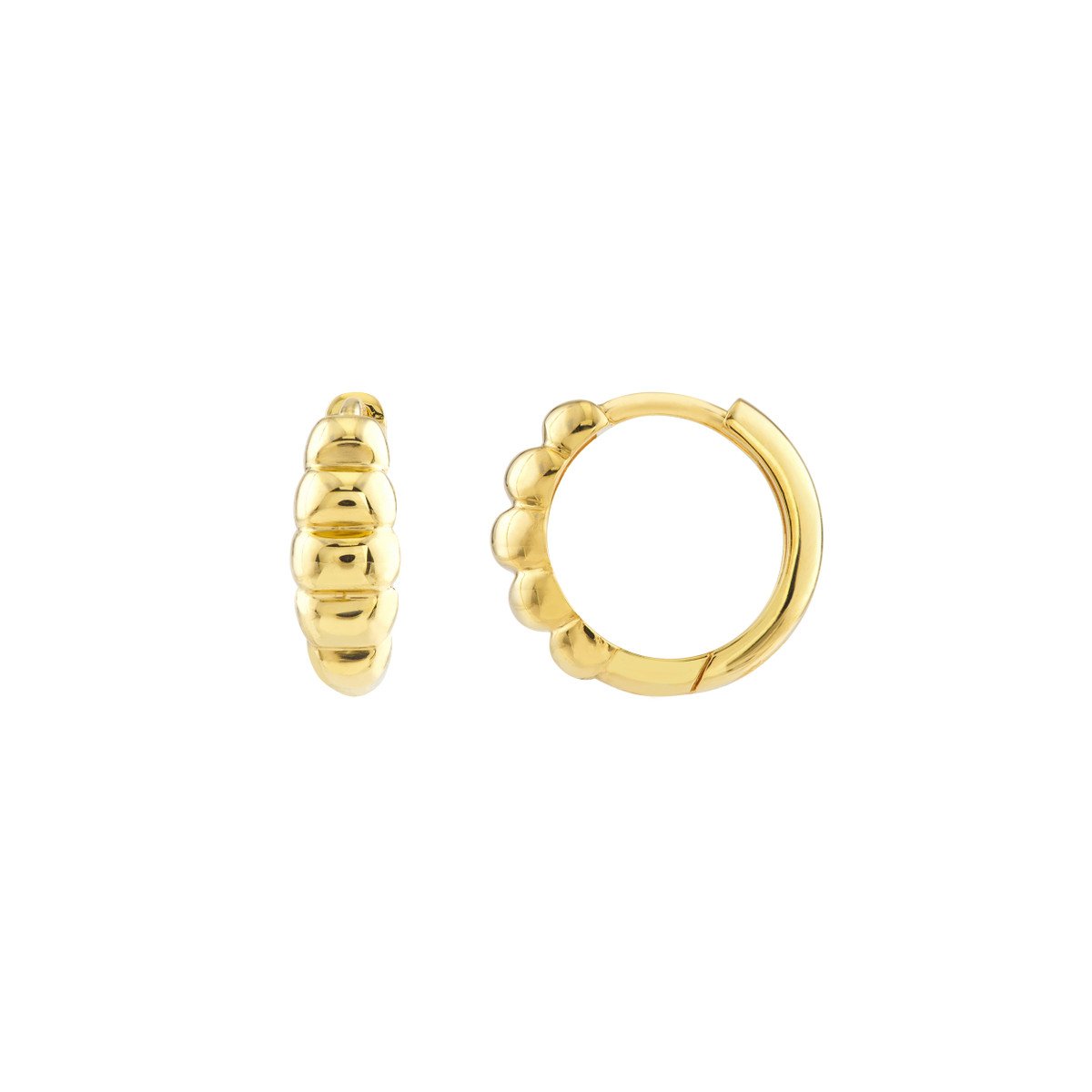 Gold Huggie Earrings