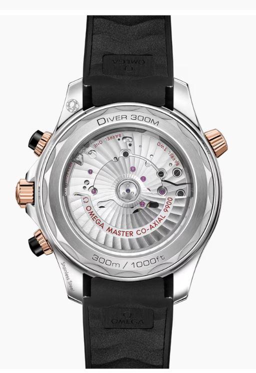 Omega Semaster Diver 300M Chronograph Two Tone Ref# 21022445101001