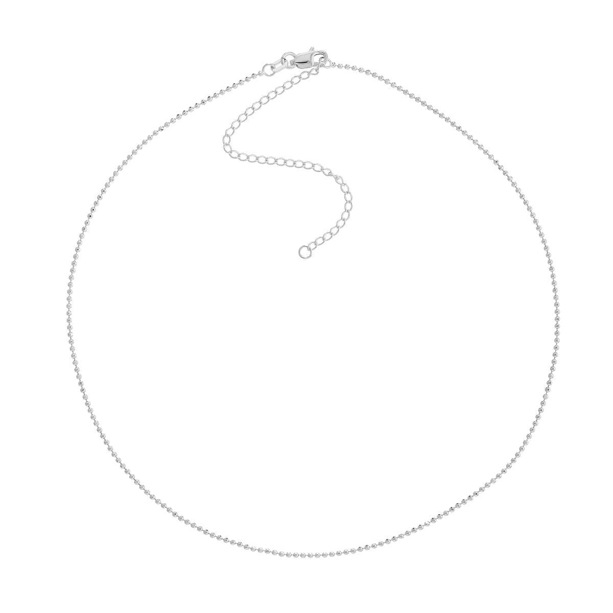 Diamond Cut Beaded Chain