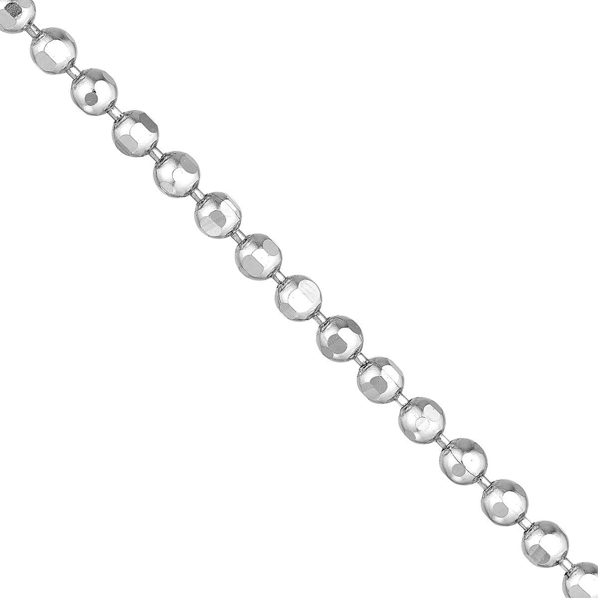 Diamond Cut Beaded Chain