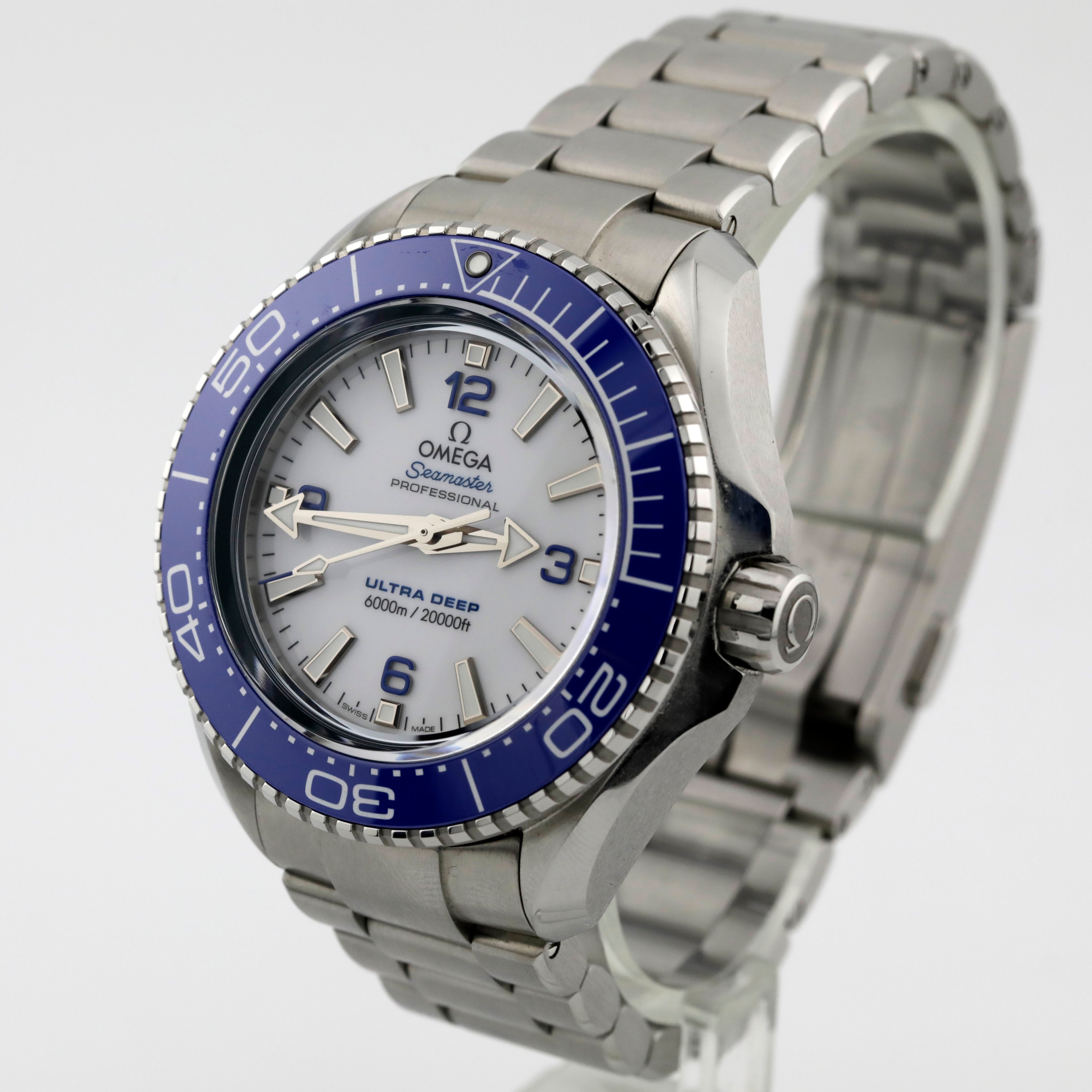 Pre Owned Omega Seamaster Planet Ocean 6000m Ultra Deep Ref# 21530462104001