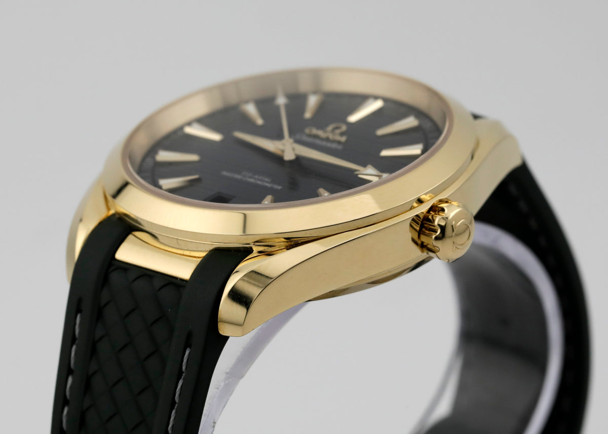Pre Owned Omega Seamaster Aqua Terra 150m, 41mm, 18k Moonshine Gold, ref. 22052412110001