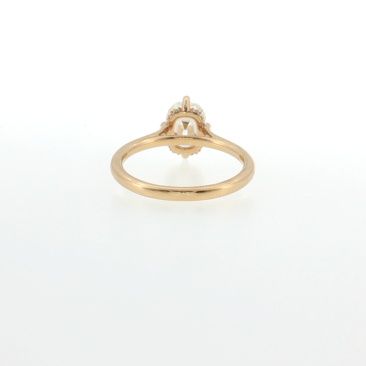 1.81ct Old Mine Cut Cuhsion Shaped Diamond Engagement Ring