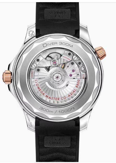 Omega Seamaster Diver 300M Two Tone 18k Sedna Gold Ref# 21022422001002