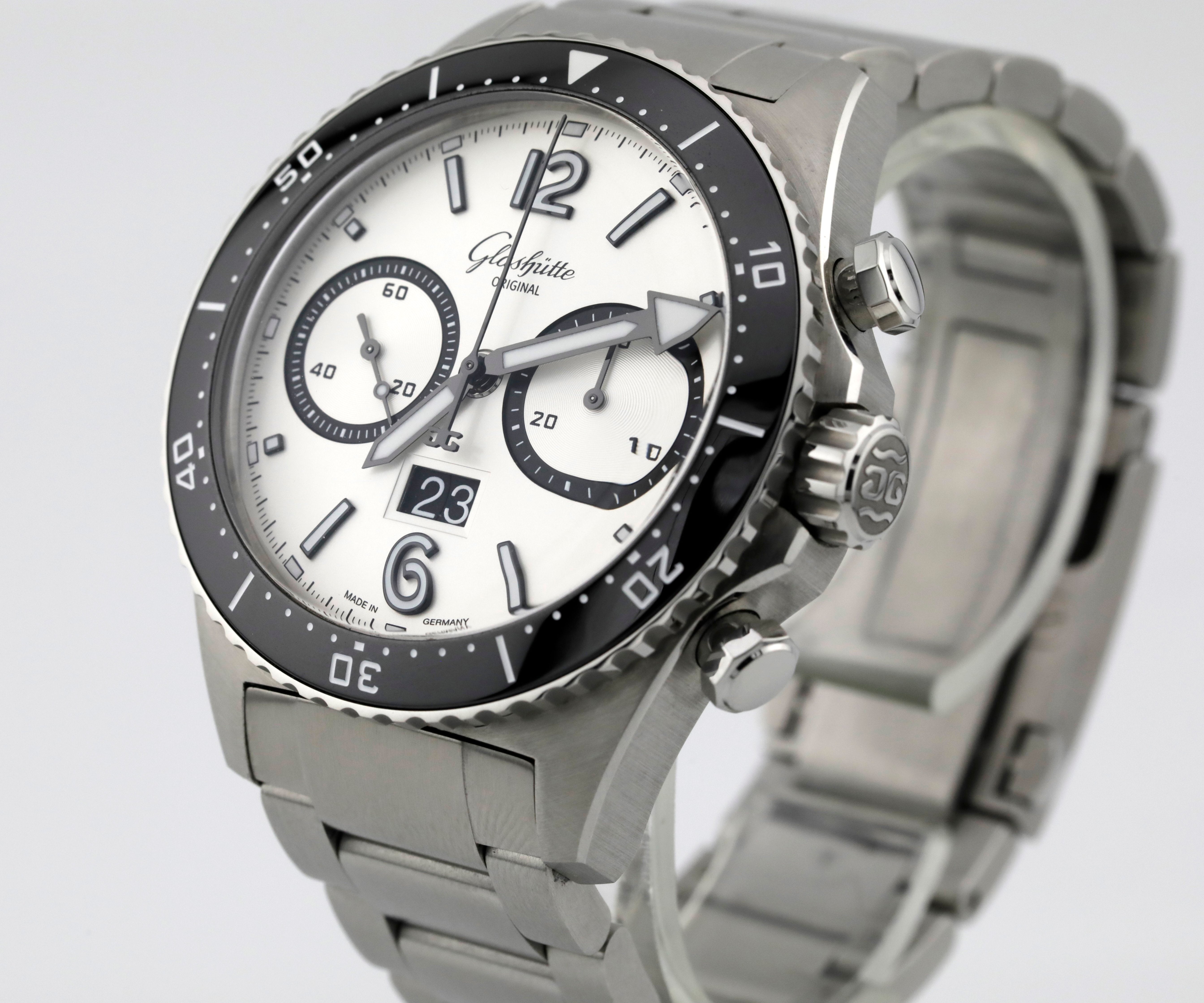 Pre Owned Glashutte Original SeaQ Chronograph Ref# W13723038070