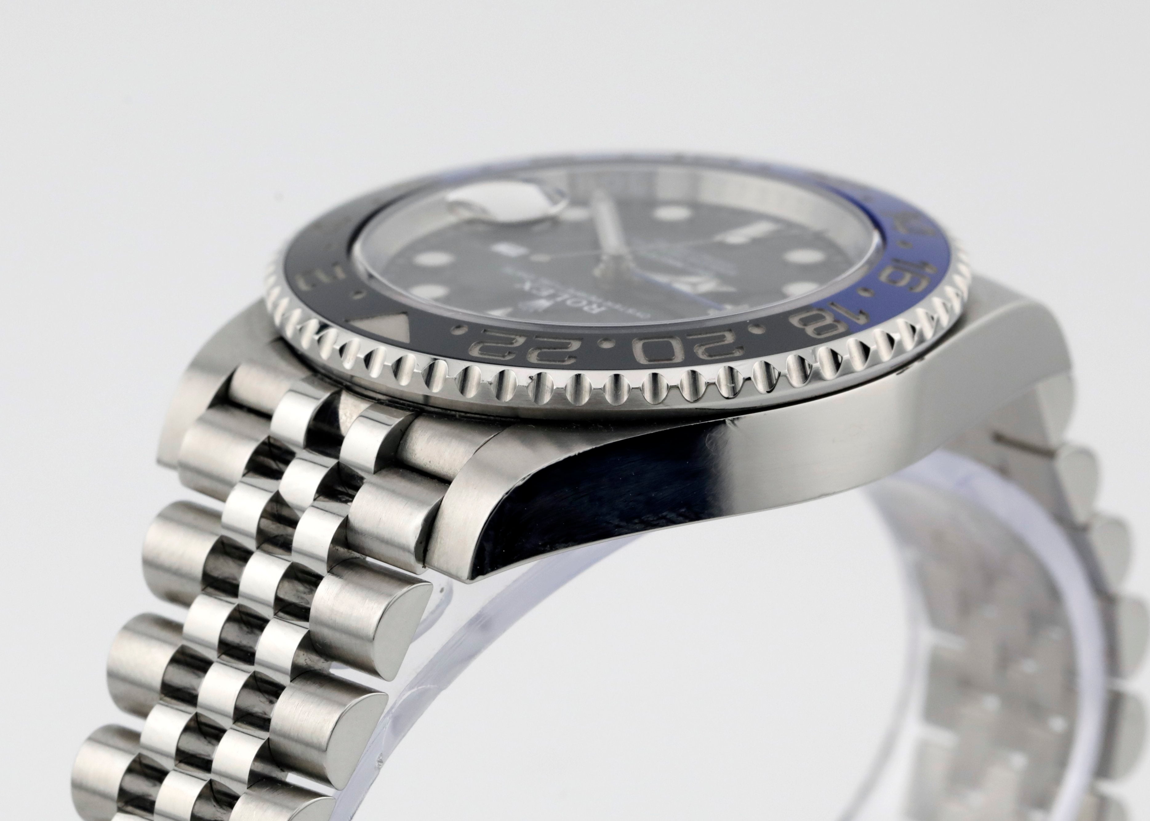 Pre Owned Rolex GMT-Master II Batgirl Ref# 126710BLNR