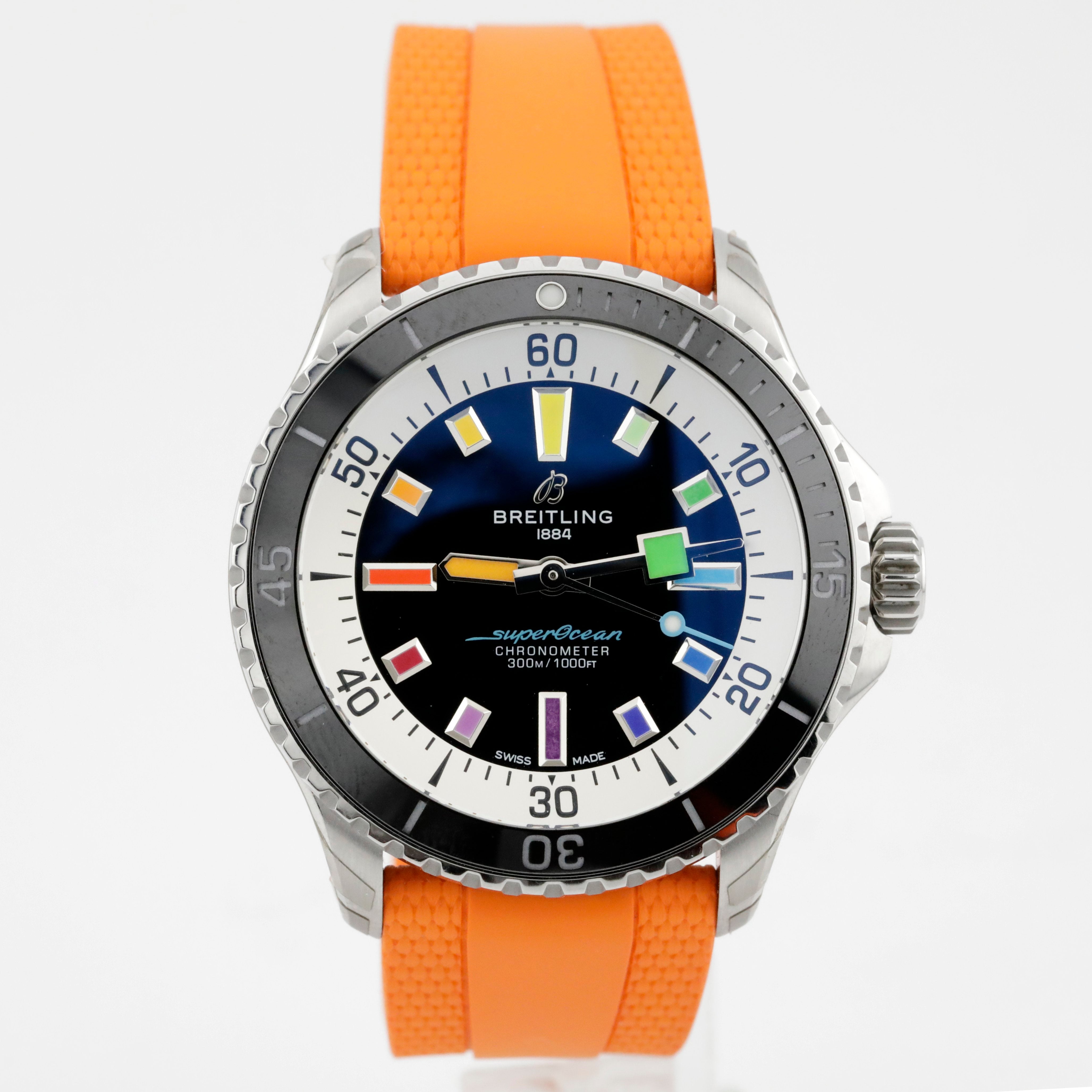 Pre-Owned Breitling Superocean Automatic 42 Rainbow Ref. # A17375211B2S4