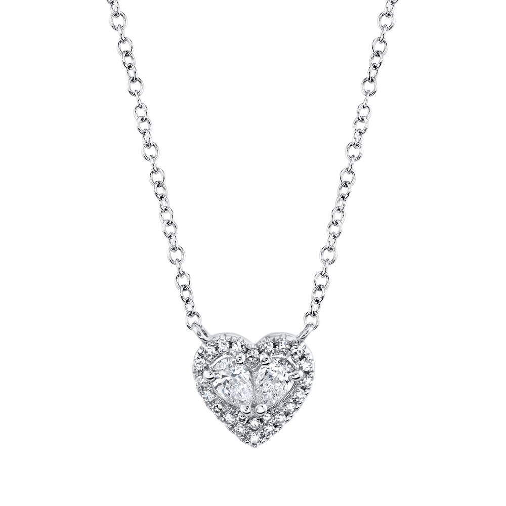 Shy Creation Diamond Heart Pendant
