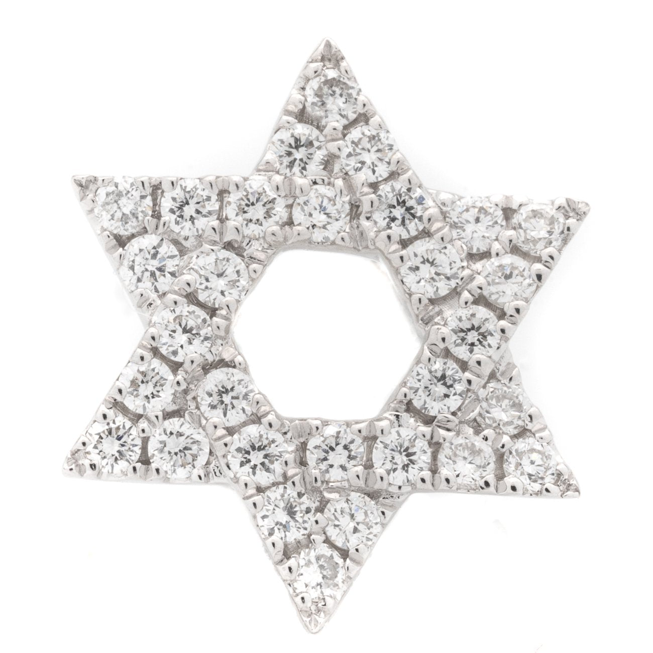 Diamond Star of David Pendant