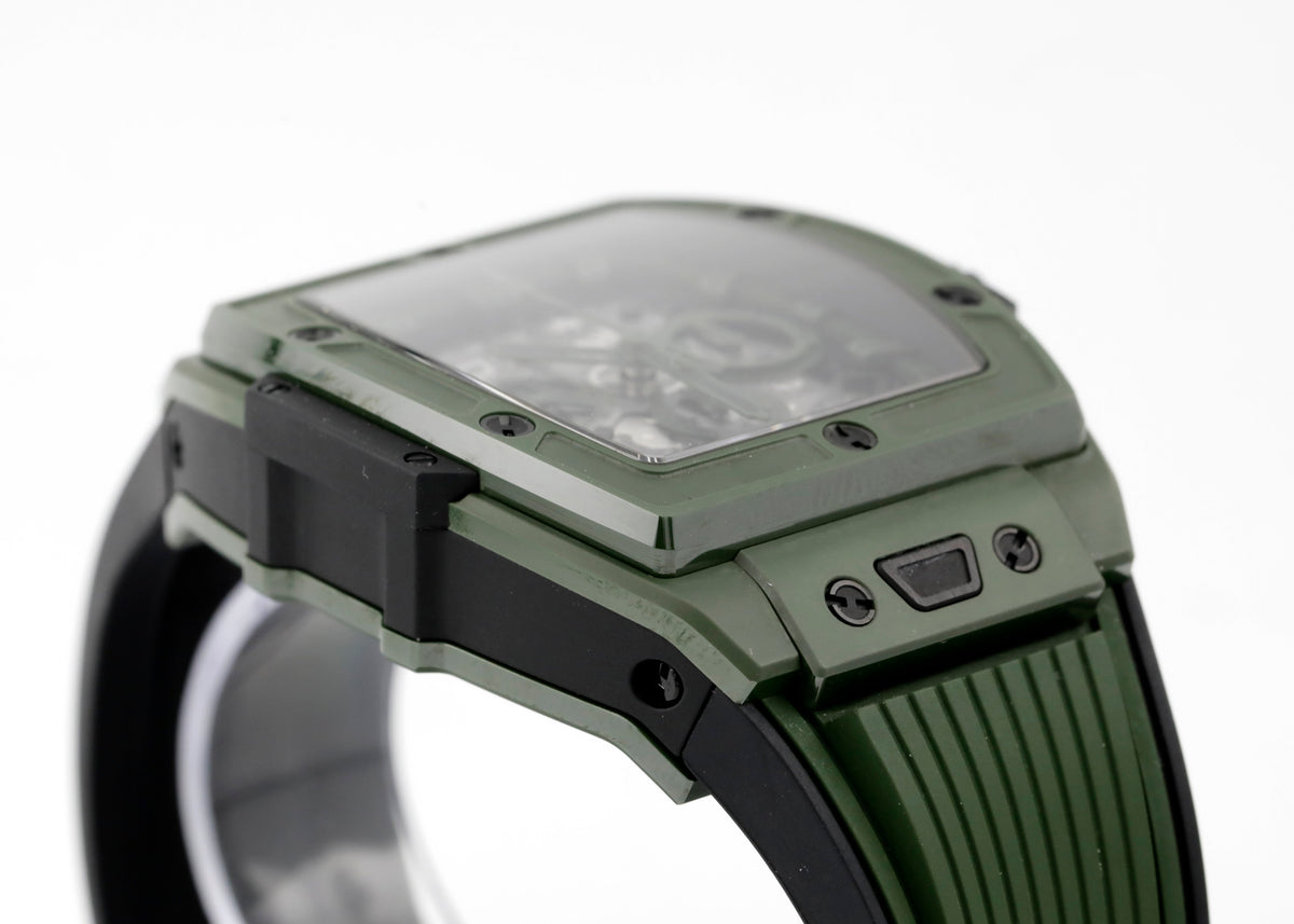 Pre Owned Hublot Spirit of Big Bang Dark Green Ceramic, 42mm, ref. 642.GX.5210.RX