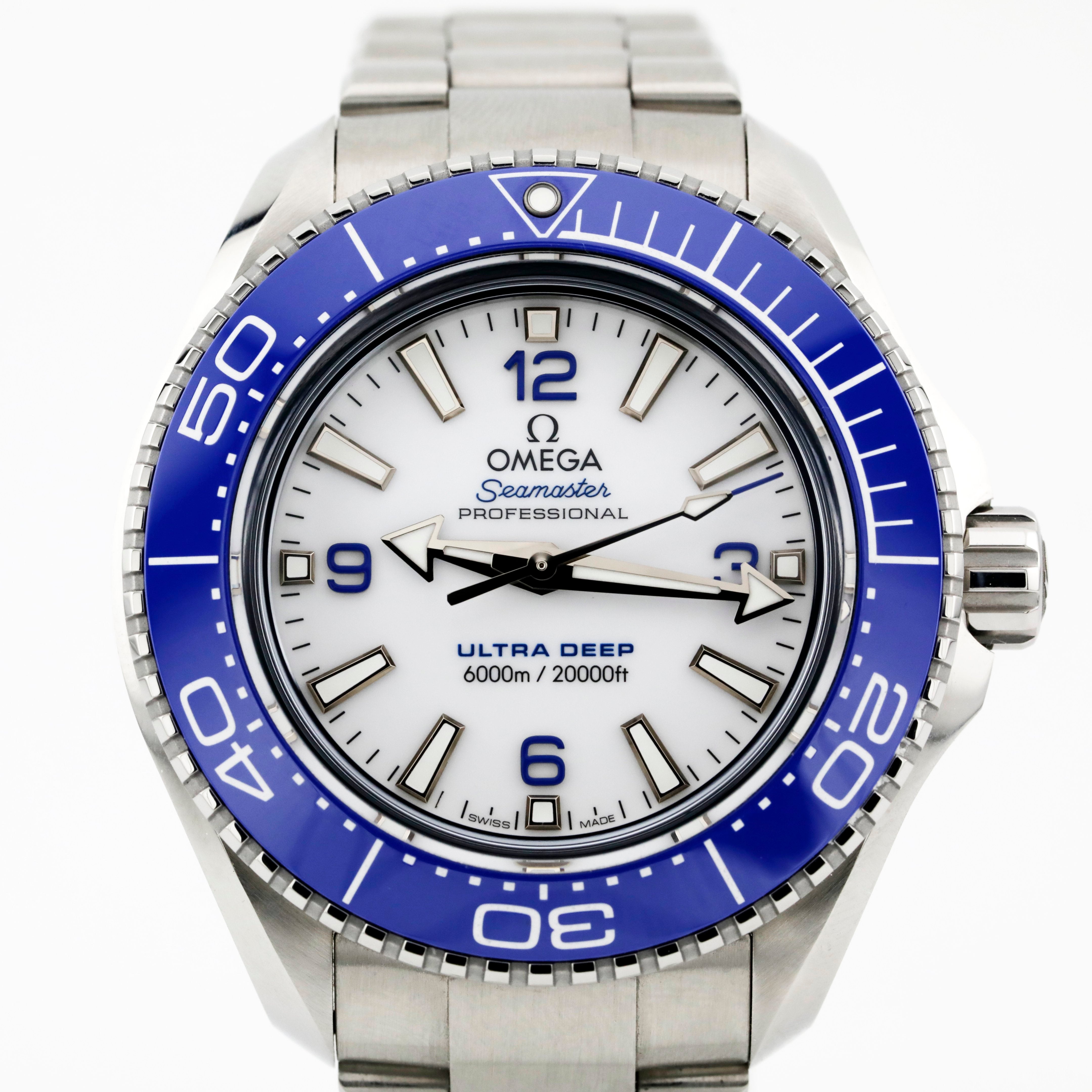 Pre Owned Omega Seamaster Planet Ocean 6000m Ultra Deep Ref# 21532462104001