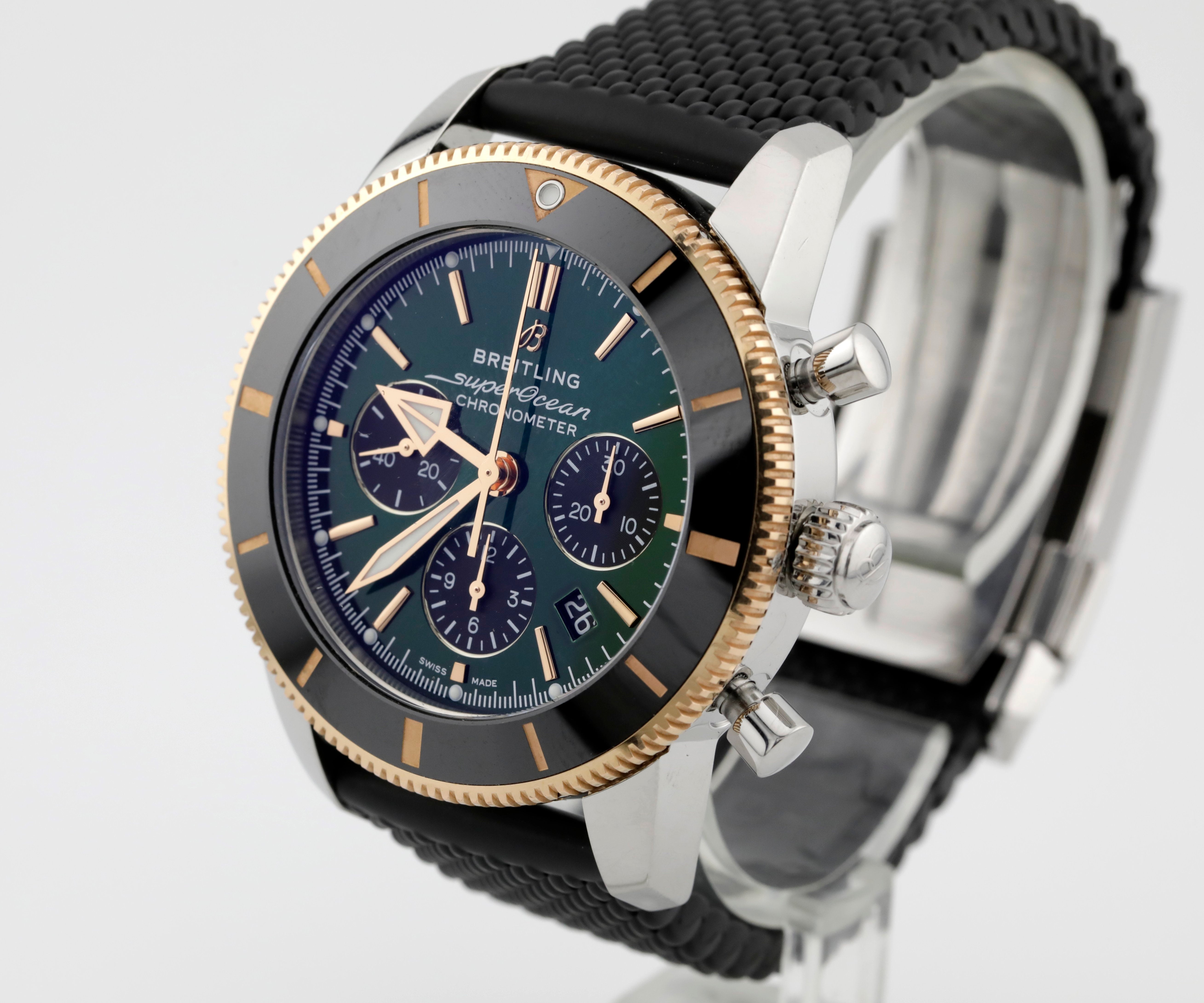 Pre Owned Breitling Superocean Heritage Chronograph Limited Edition Ref# UB01622A1L1S1