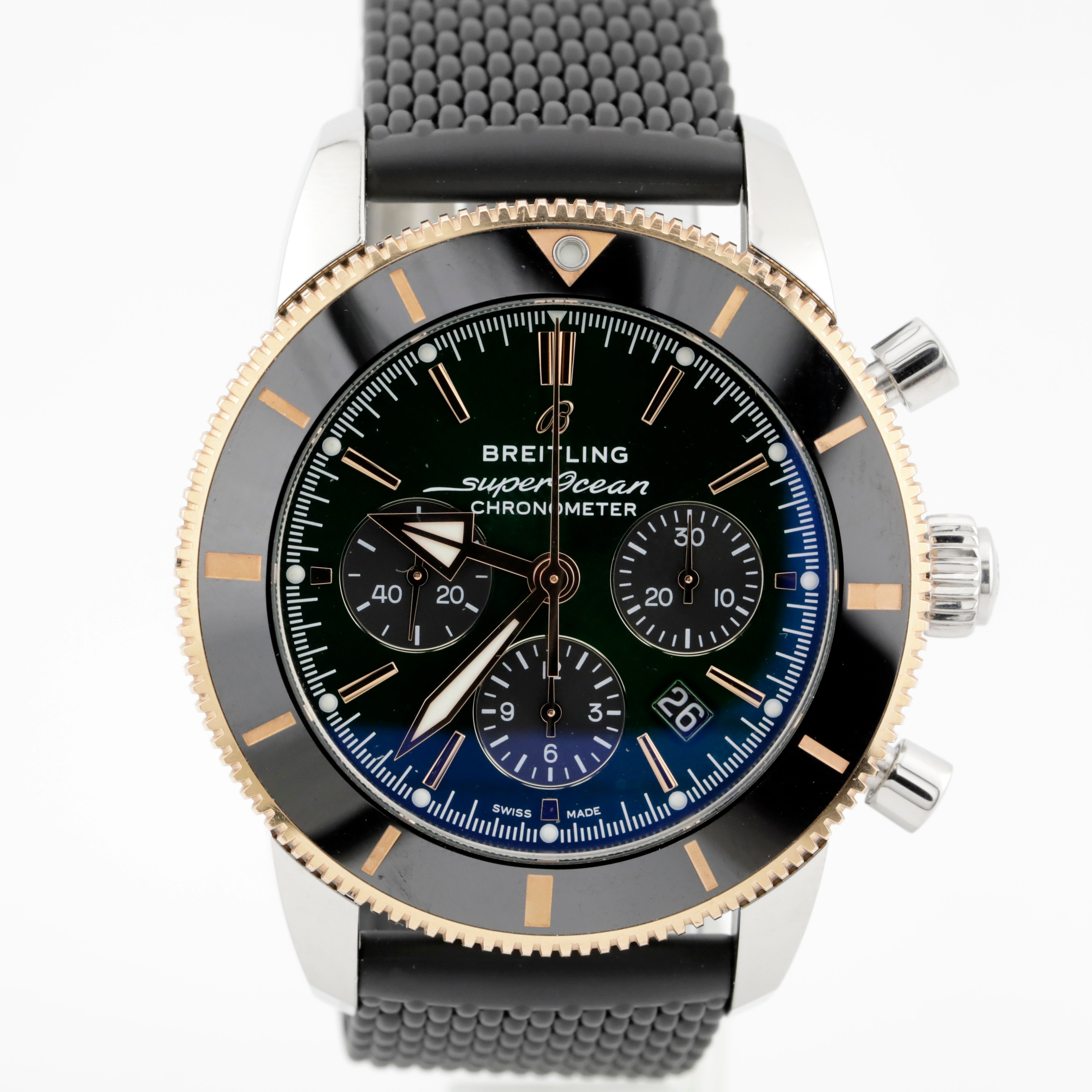 Pre Owned Breitling Superocean Heritage Chronograph Limited Edition Ref# UB01622A1L1S1