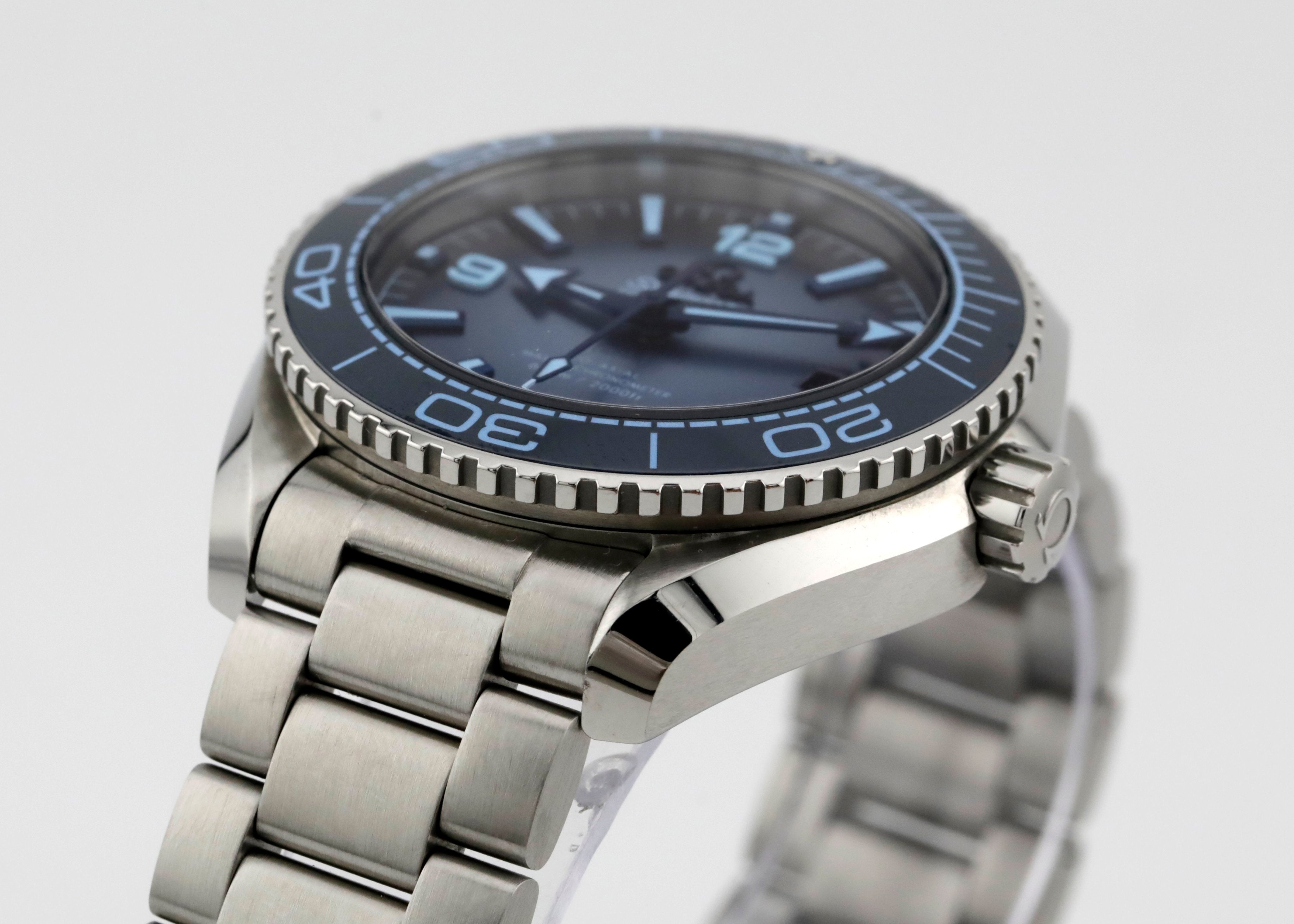 Pre Owned Omega Seamaster Planet Ocean 600M Summer Blue Ref# 21530402003002