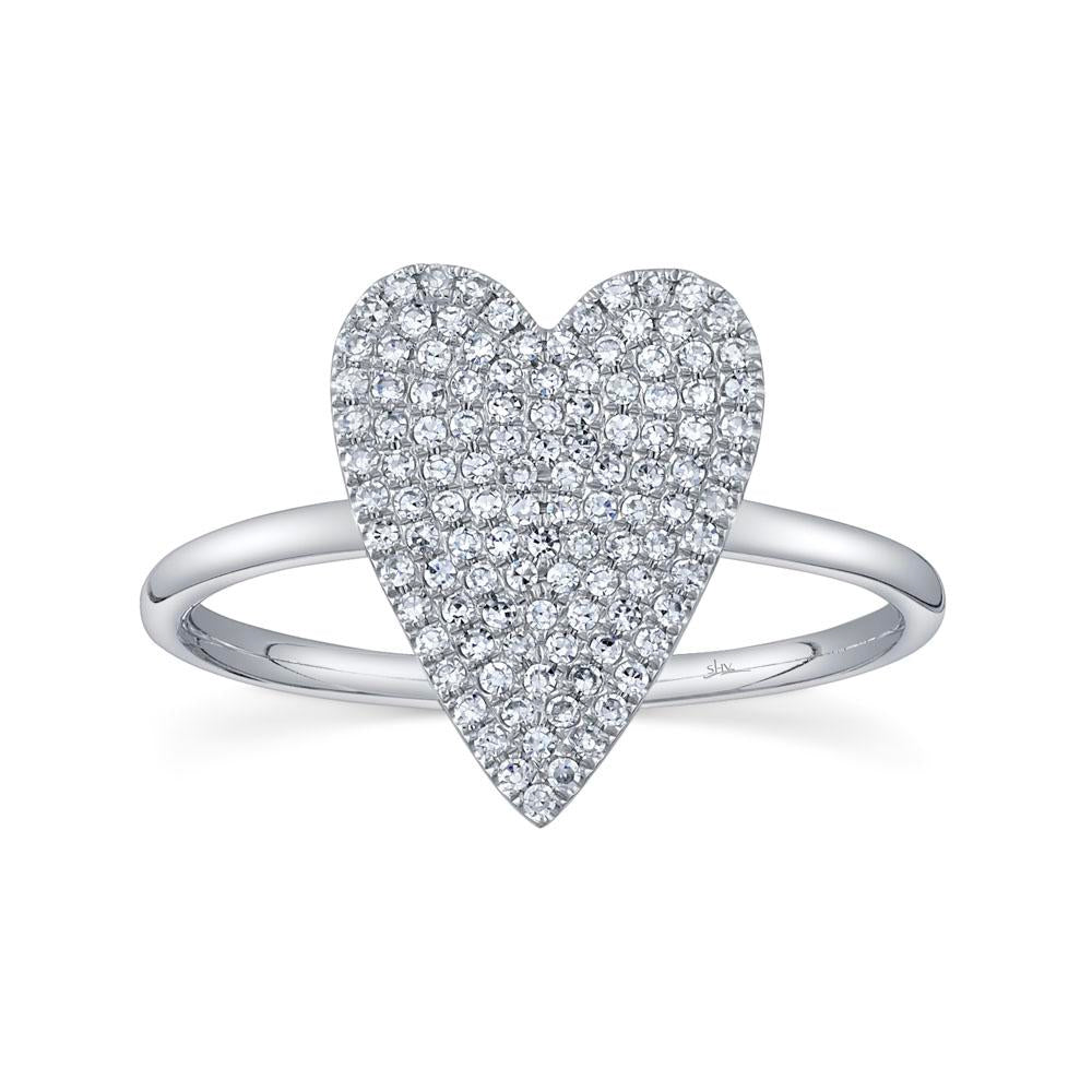 Shy Creation Diamond Heart Ring