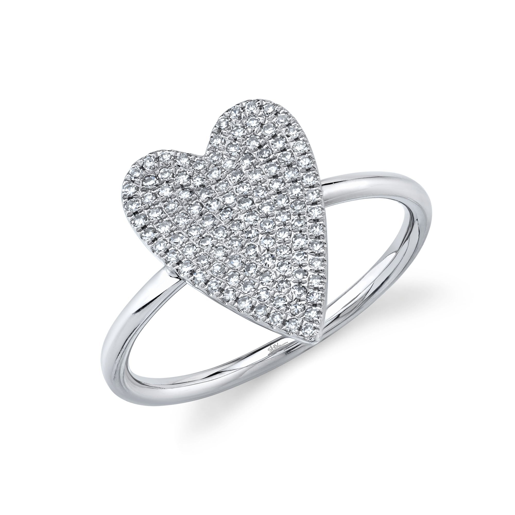 Shy Creation Diamond Heart Ring