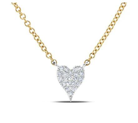 Shy Creation Diamond Heart Pendant