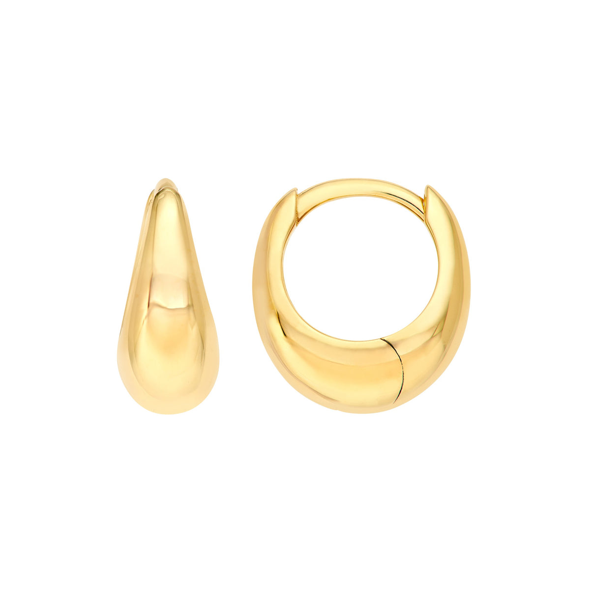 Gold Huggie Earrings