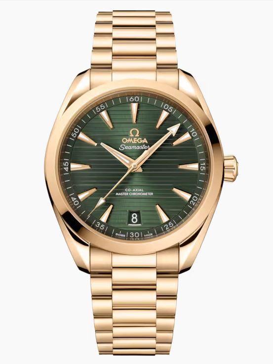 Omega Seamaster Aqua Terra 18k Moonshine Gold Ref# 22050412110001