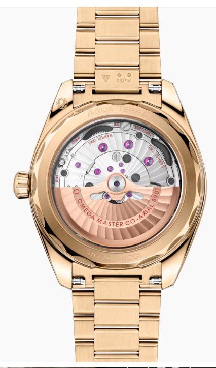 Omega Seamaster Aqua Terra 18k Moonshine Gold Ref# 22050412110001