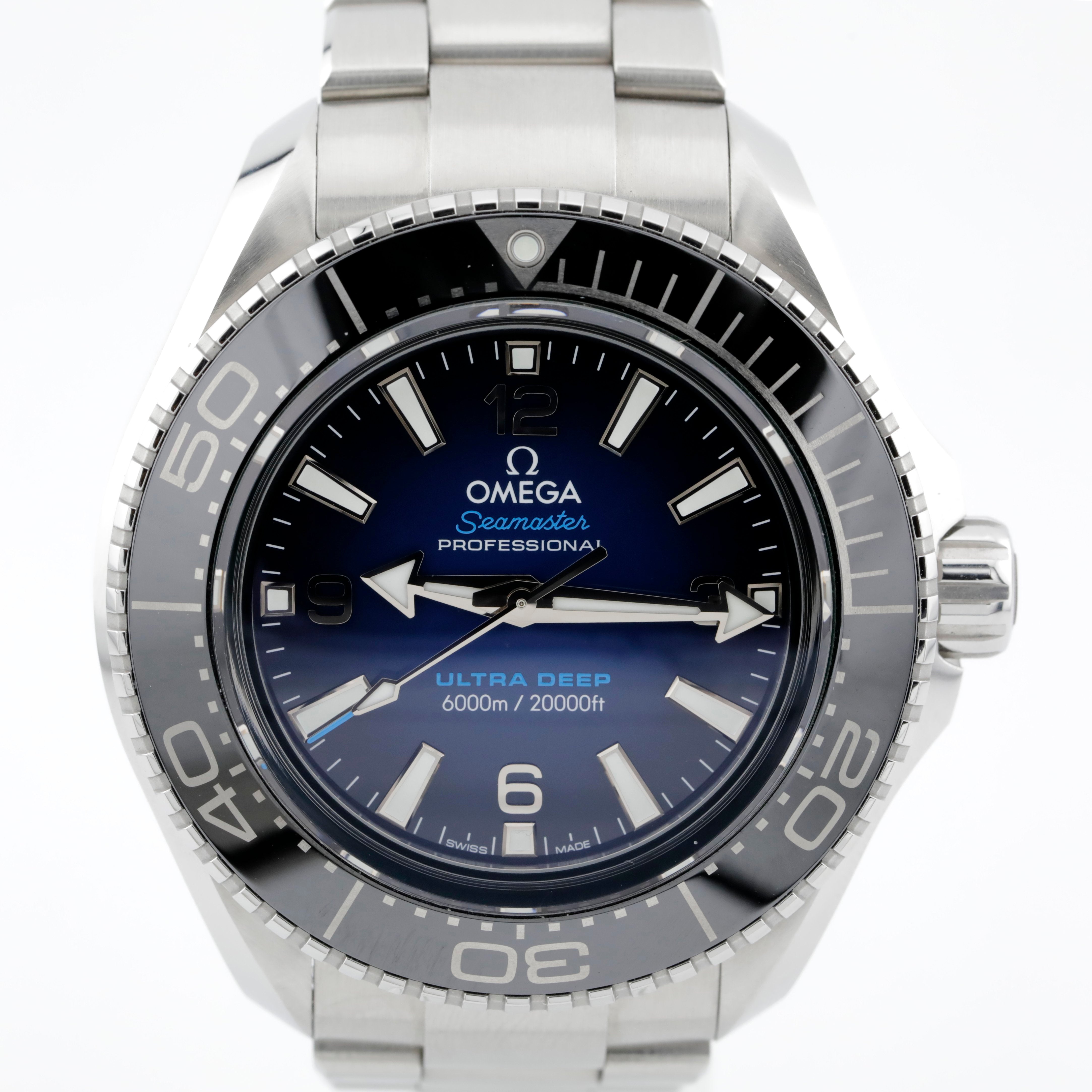 Pre Owned Omega Seamaster Planet Ocean Ultra Deep 6000m Ref# 21530462103001