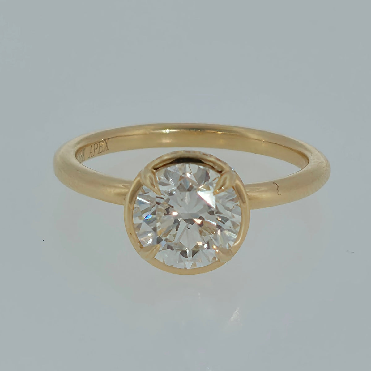 1.71ct Round Brilliant Shaped Diamond Engagement Ring