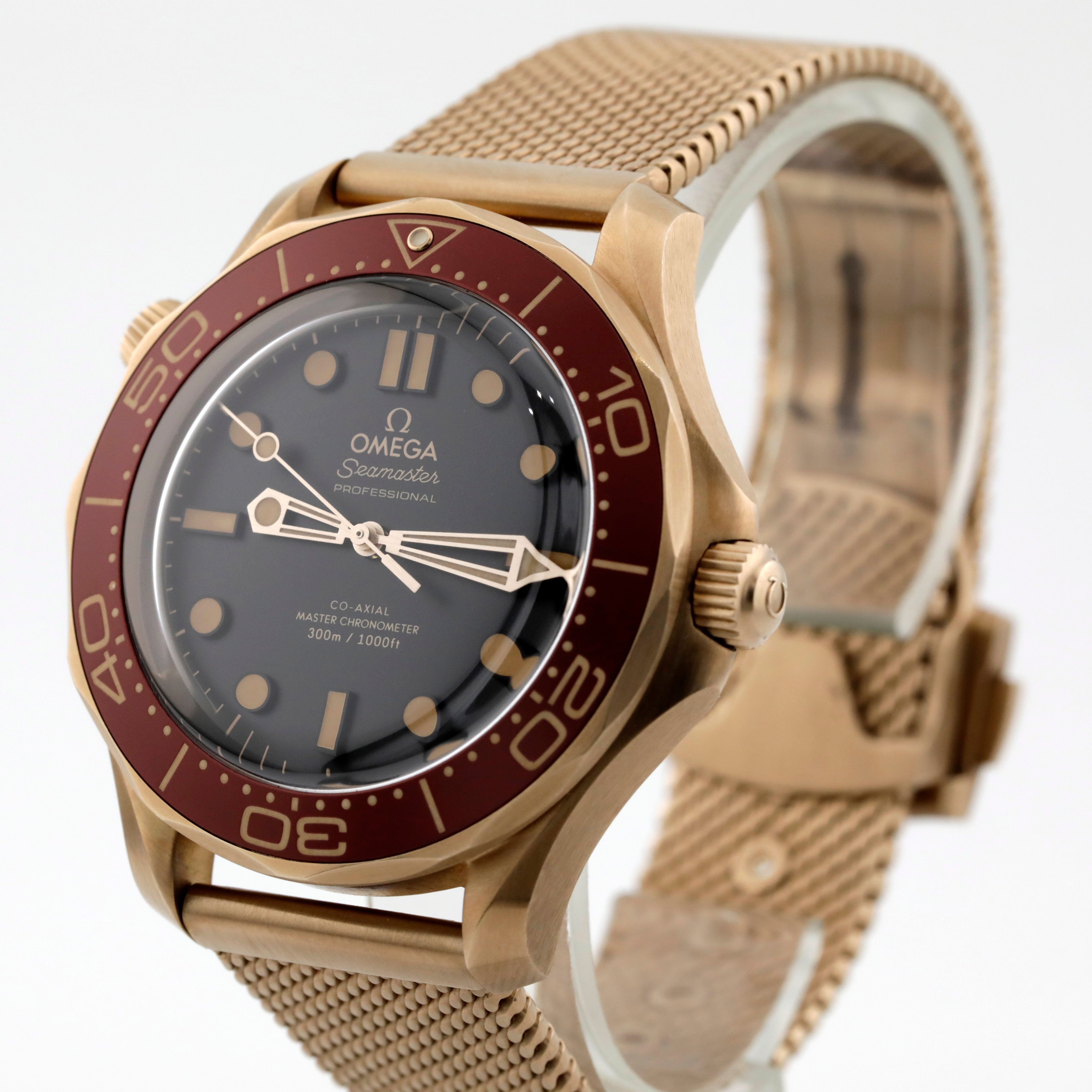 Pre Owned Omega Seamaster Diver 300M Bronze Gold Ref# 21090422001003