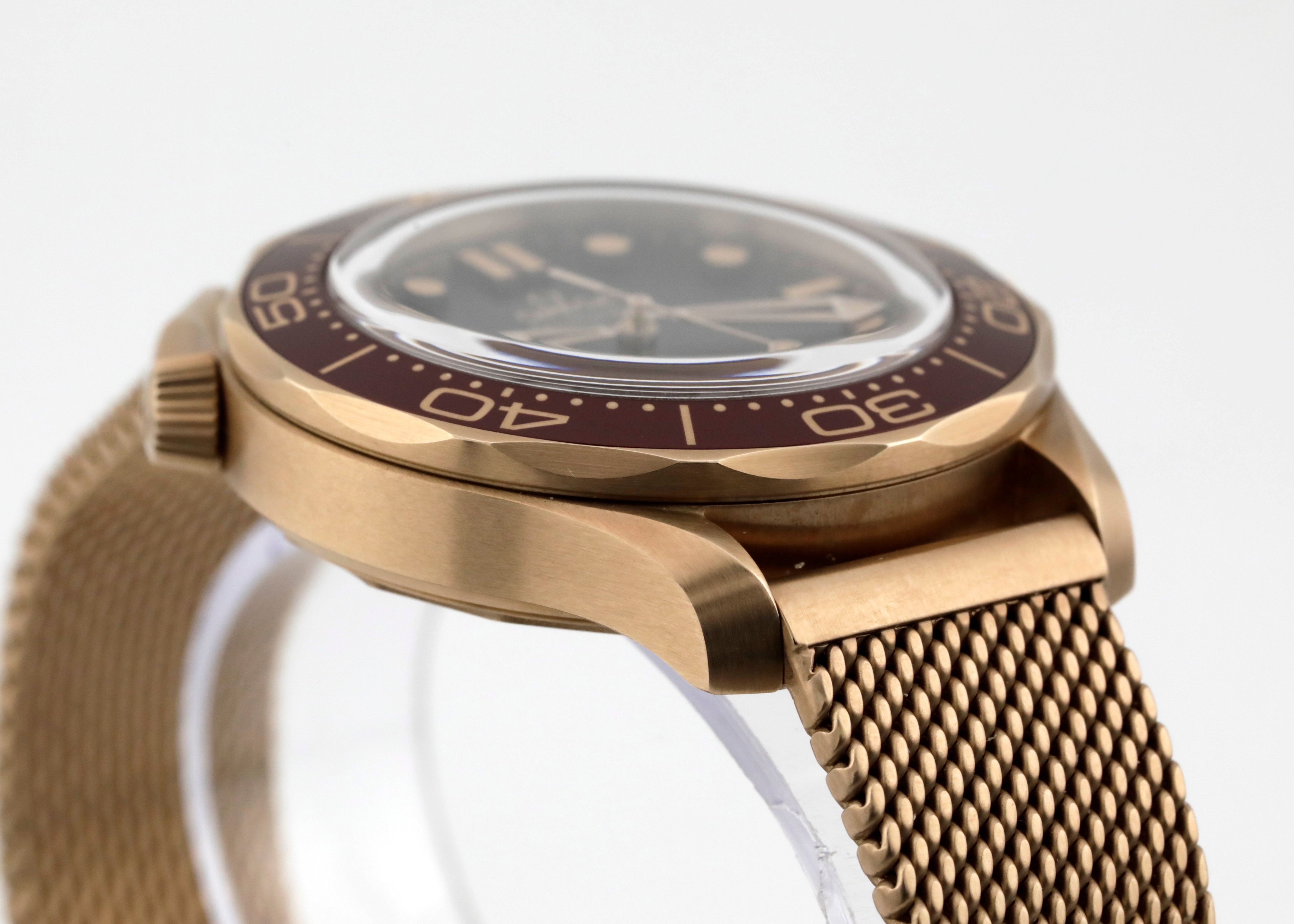 Pre Owned Omega Seamaster Diver 300M Bronze Gold Ref# 21090422001003