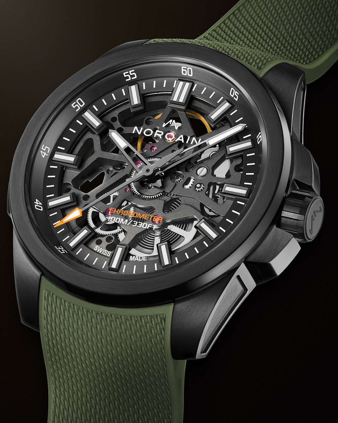 Norqain Independence Skeleton 40mm Ref# N3008.07B01.G01.R01