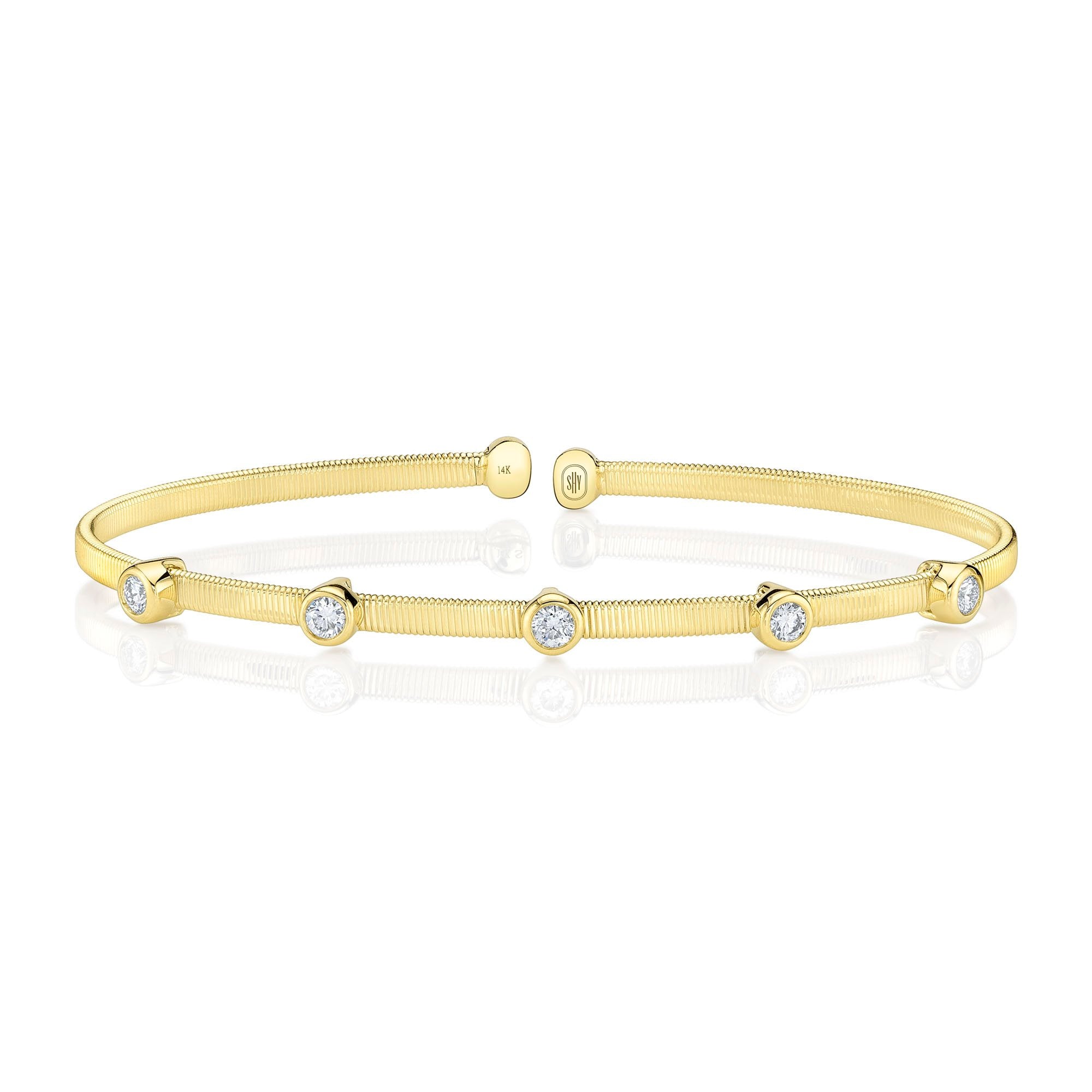 Shy Creation Flexible Diamond Bangle