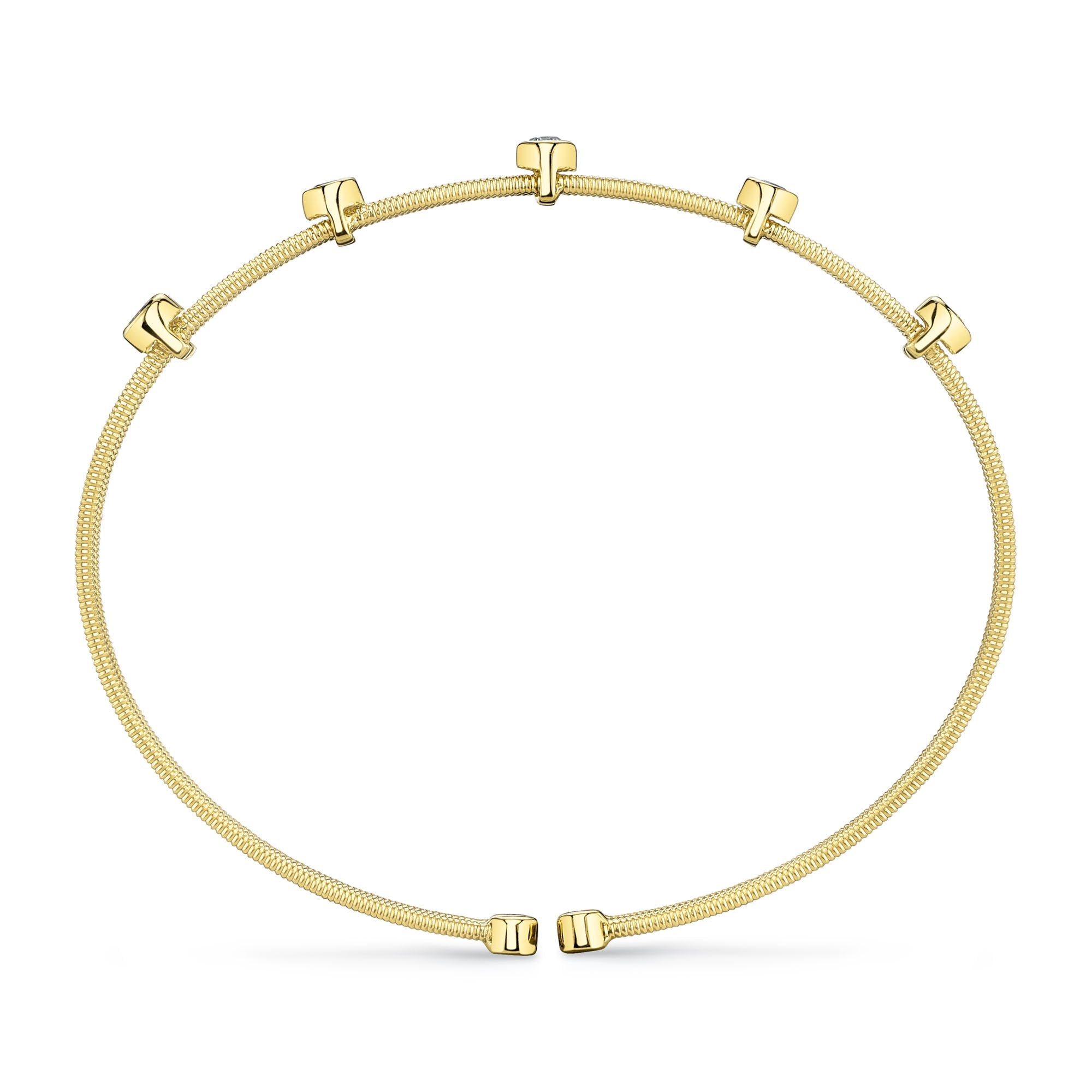 Shy Creation Flexible Diamond Bangle