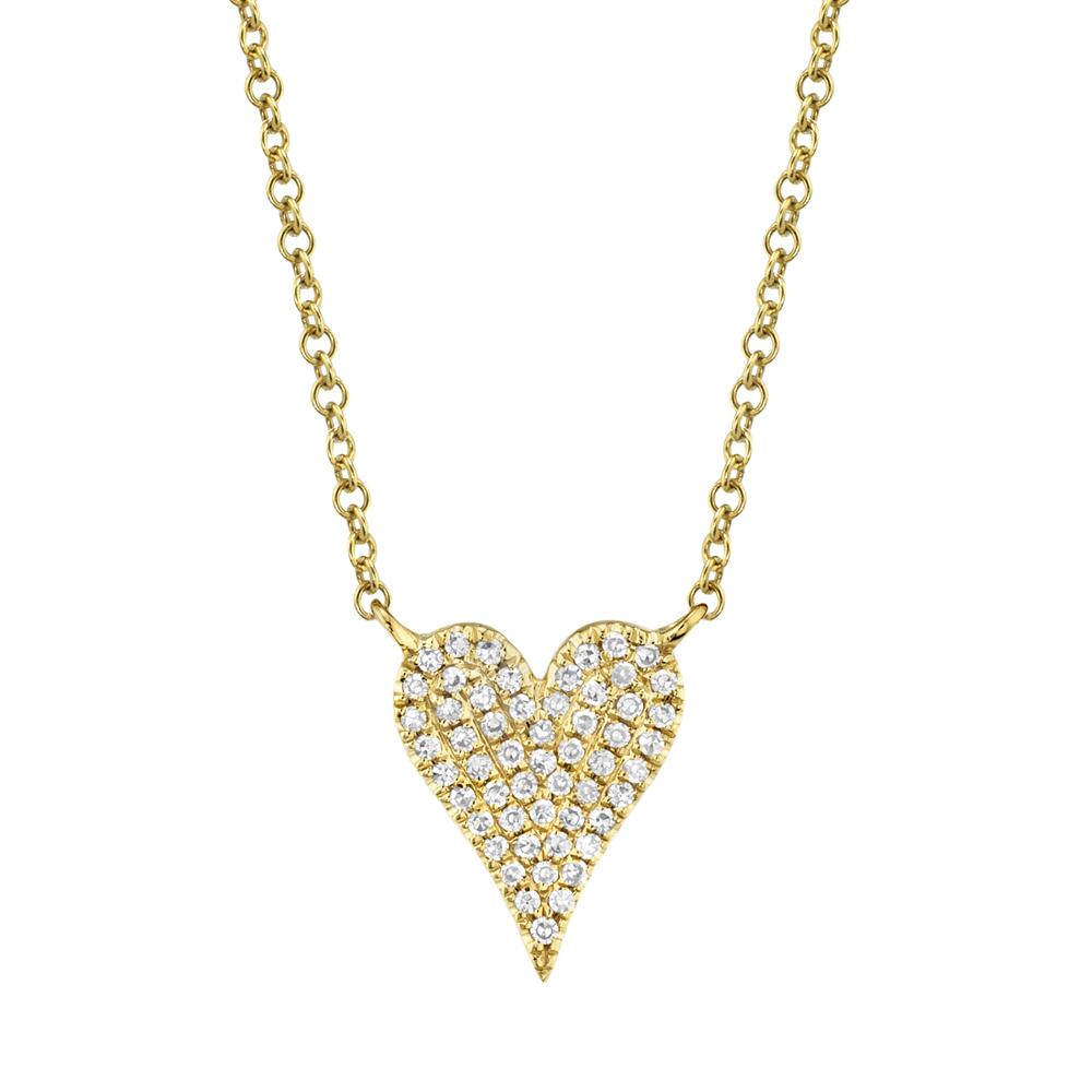 Shy Creation Diamond Heart Necklace