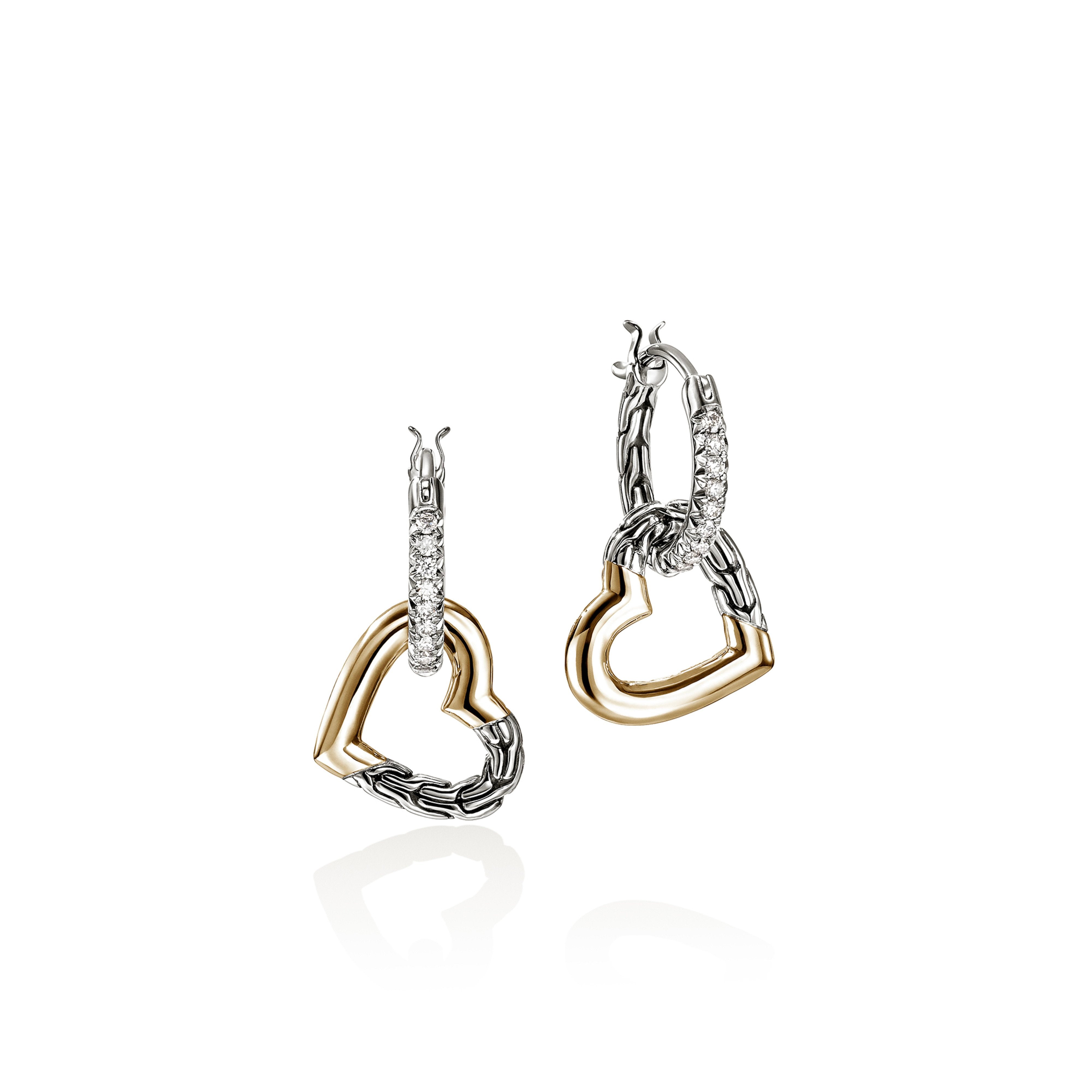 John Hardy Heart Earrings