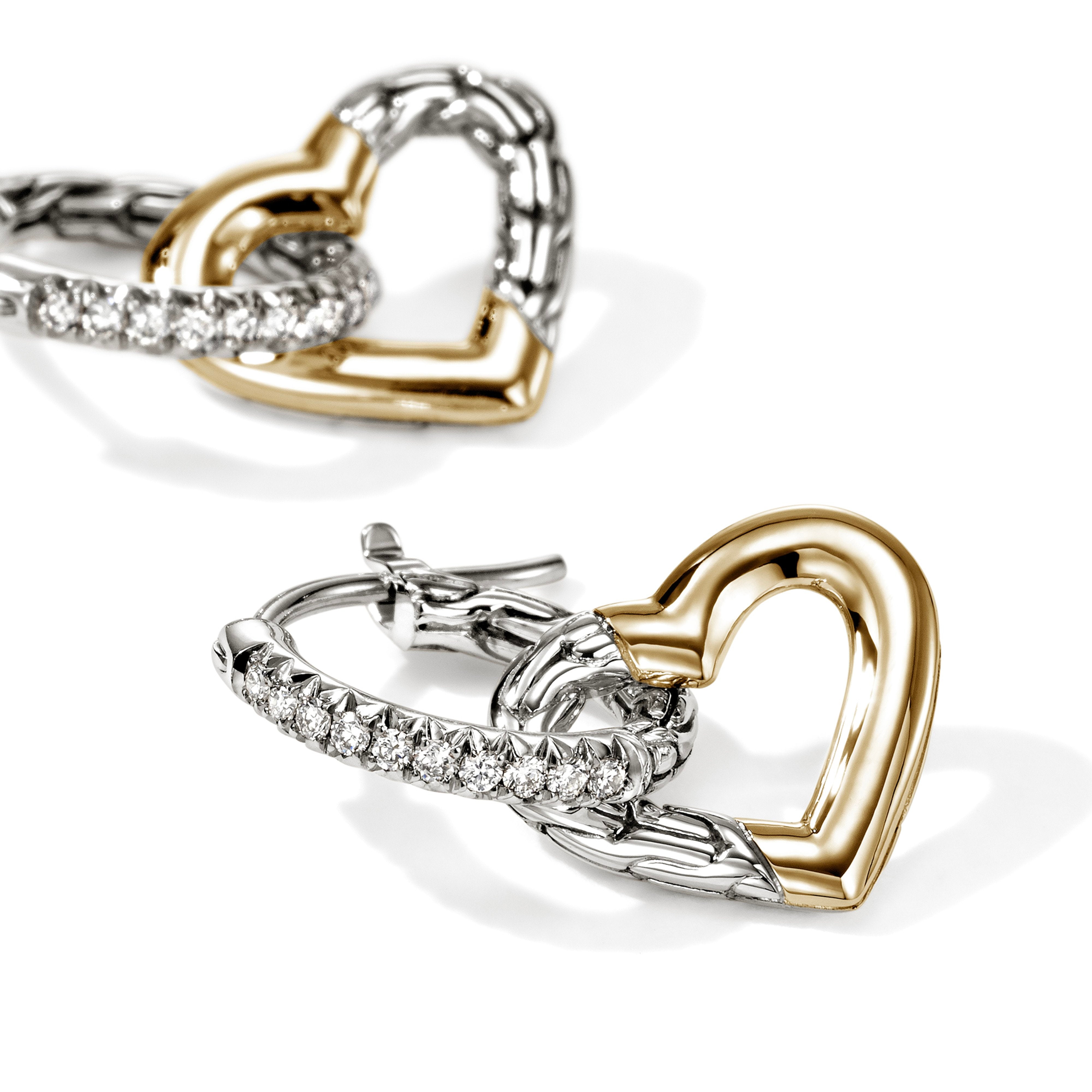 John Hardy Heart Earrings