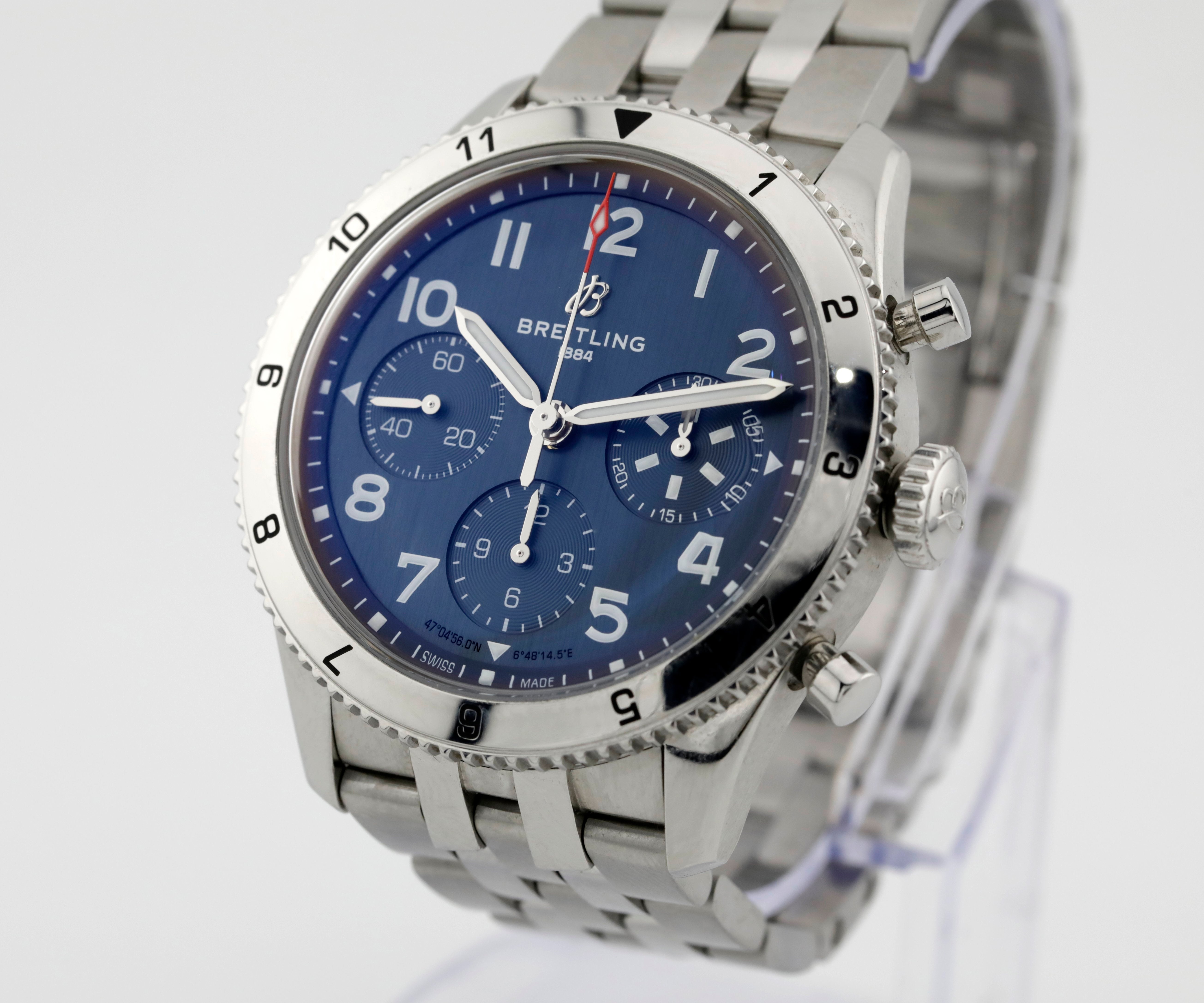 Pre Owned Breitling Classic Avi Ref# A233801A1C1A1