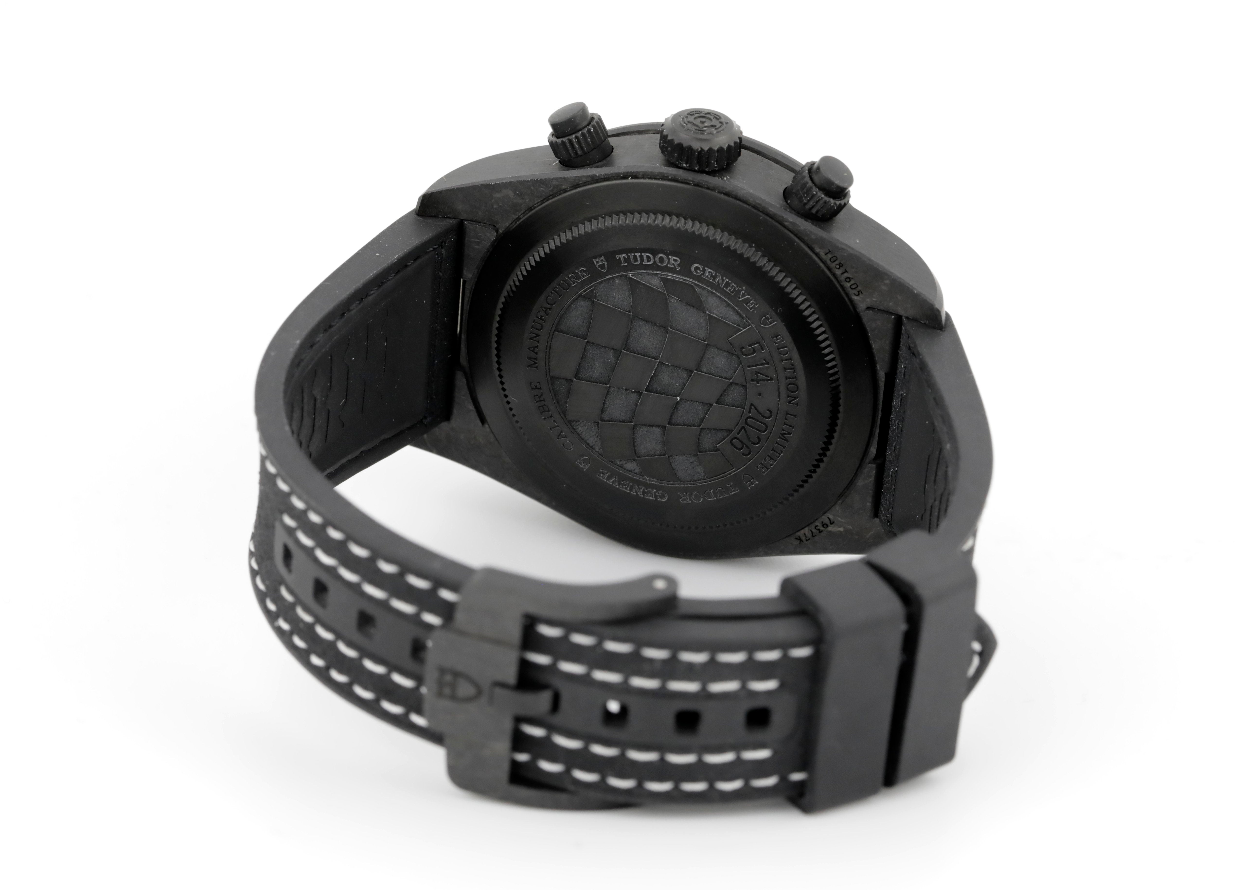 Pre Owned Tudor Black Bay Chrono Carbon Ref# 79377KN