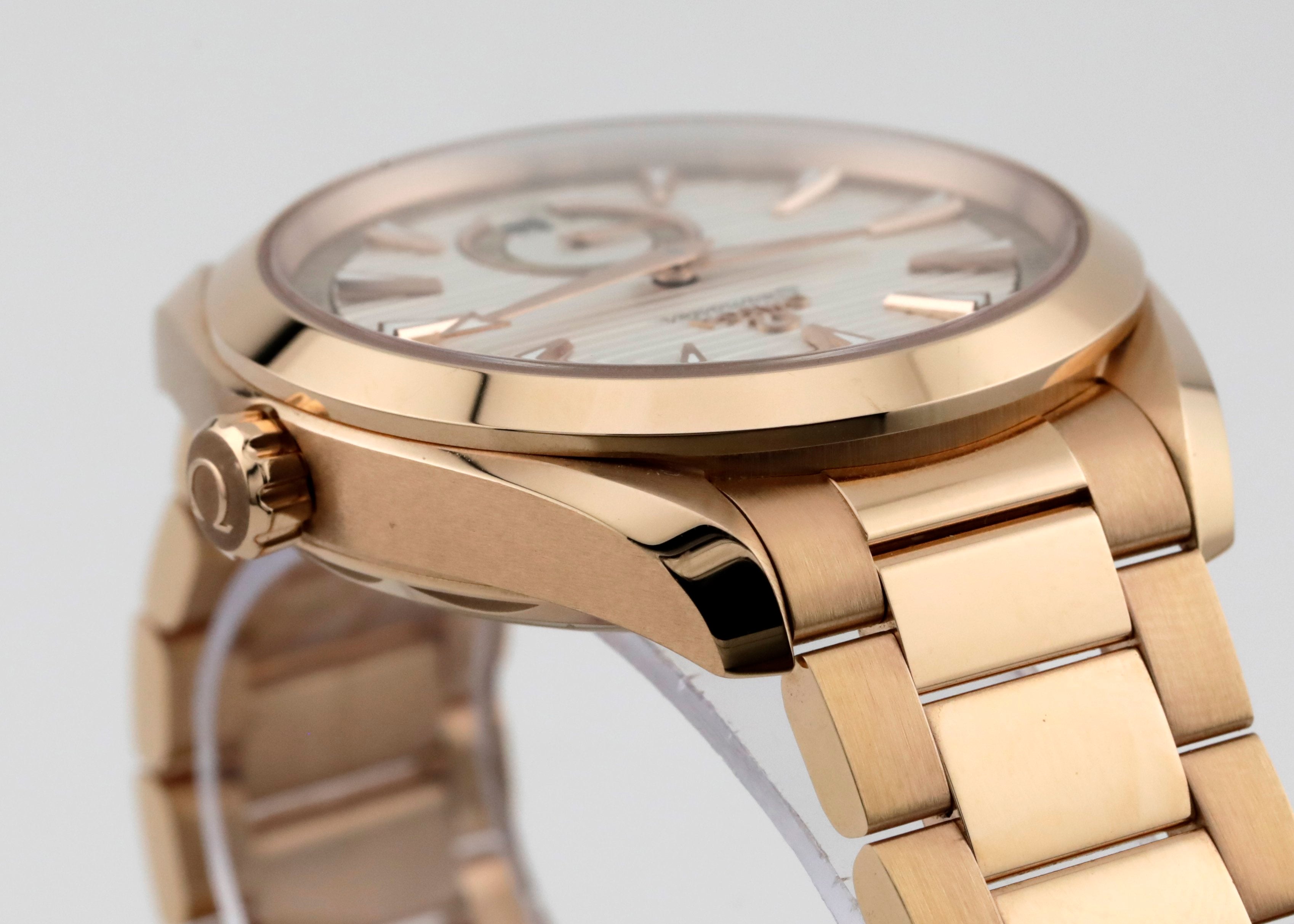 Pre Owned Omega Seamaster Aqua Terra 18k Sedna Gold Ref# 22050412102002