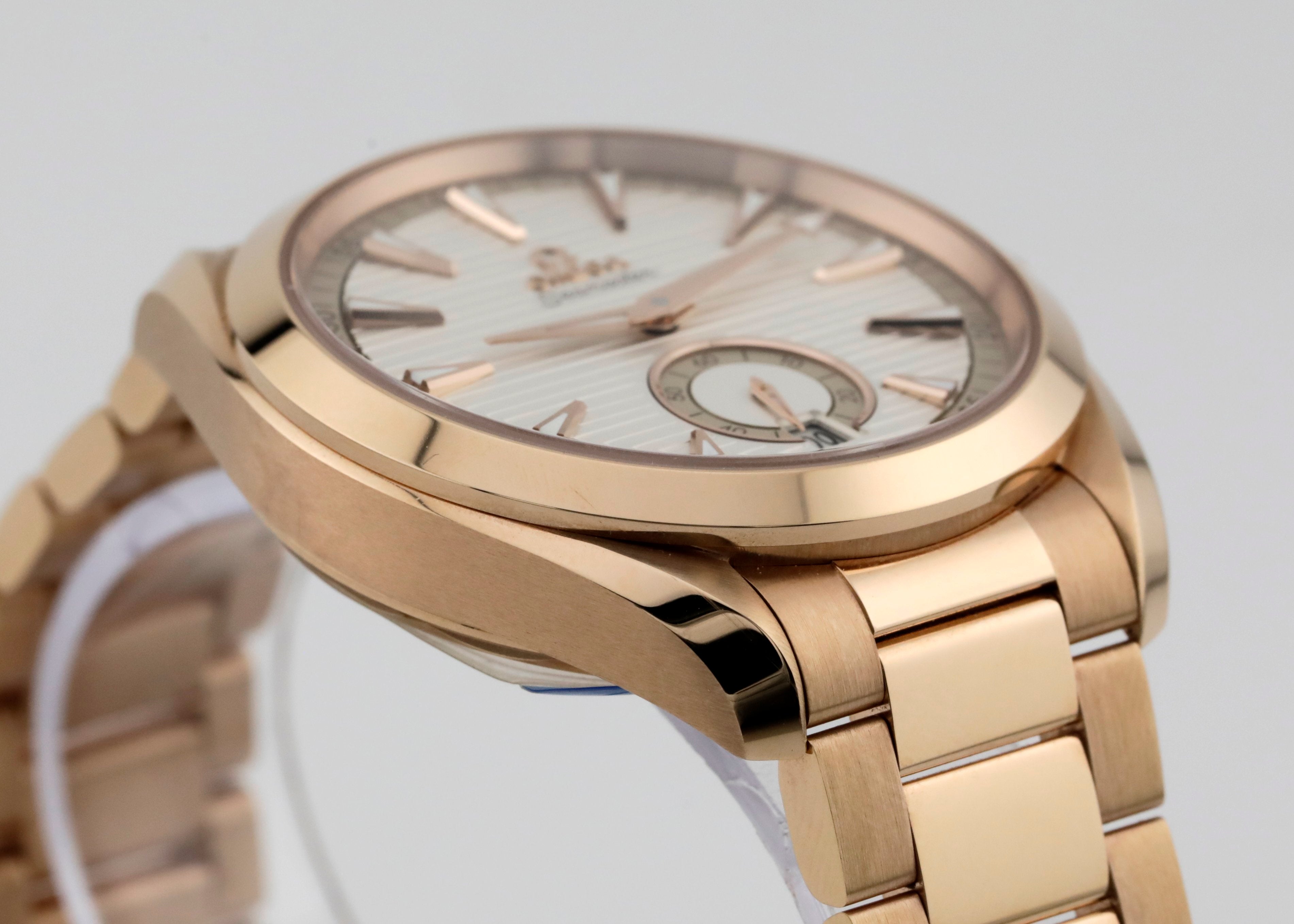 Pre Owned Omega Seamaster Aqua Terra 18k Sedna Gold Ref# 22050412102002