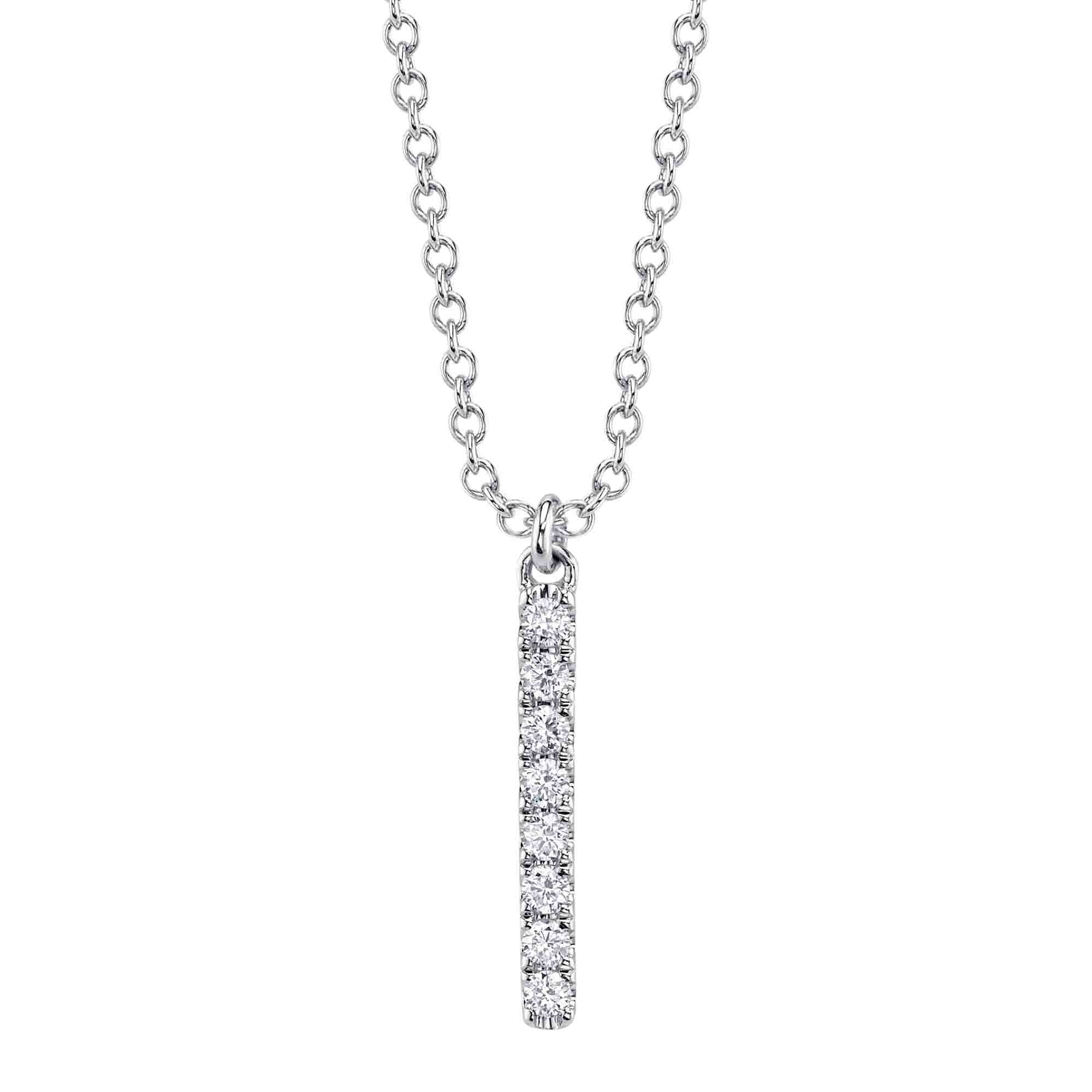 Shy Creation Diamond Bar Pendant