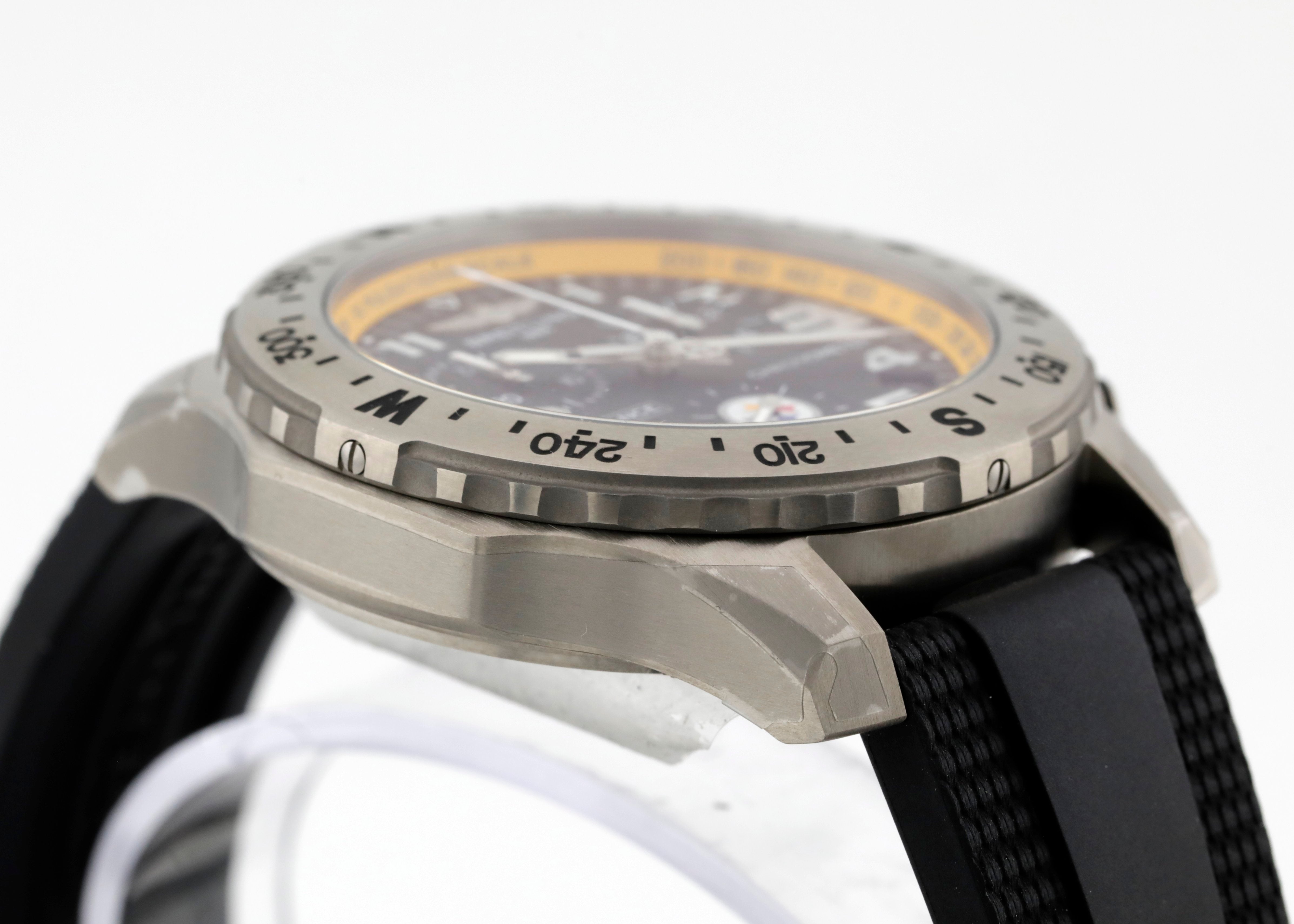 Pre Owned Breitling Professional Endurance Pro 44mm NFL Pittsburgh Steelers Edtion