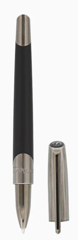 S.T. Dupont Defi Millennium Gunmetal And Matte Black Rollerball Pen
