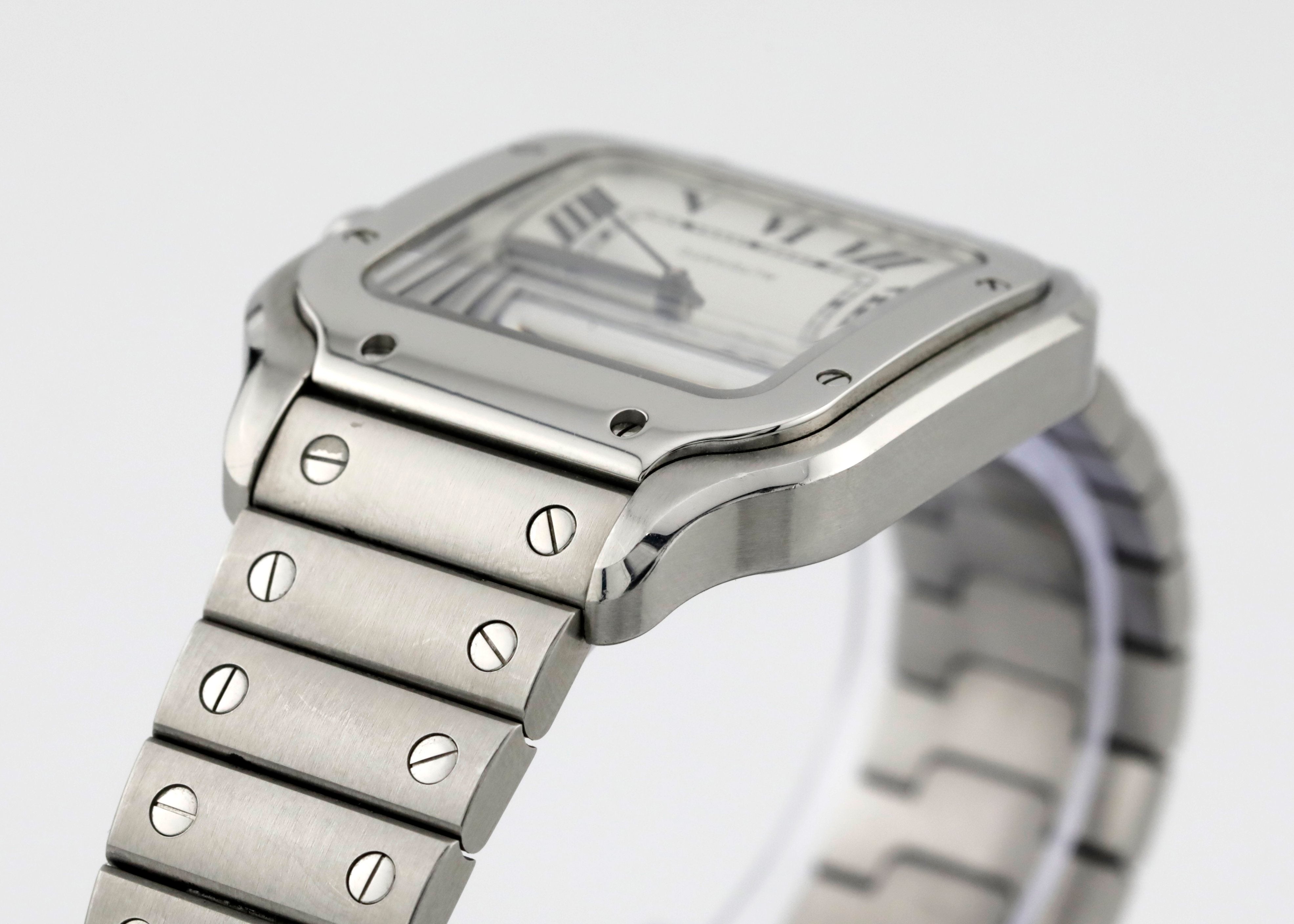 Pre Owned Cartier Santos Medium Ref# WSSA0029