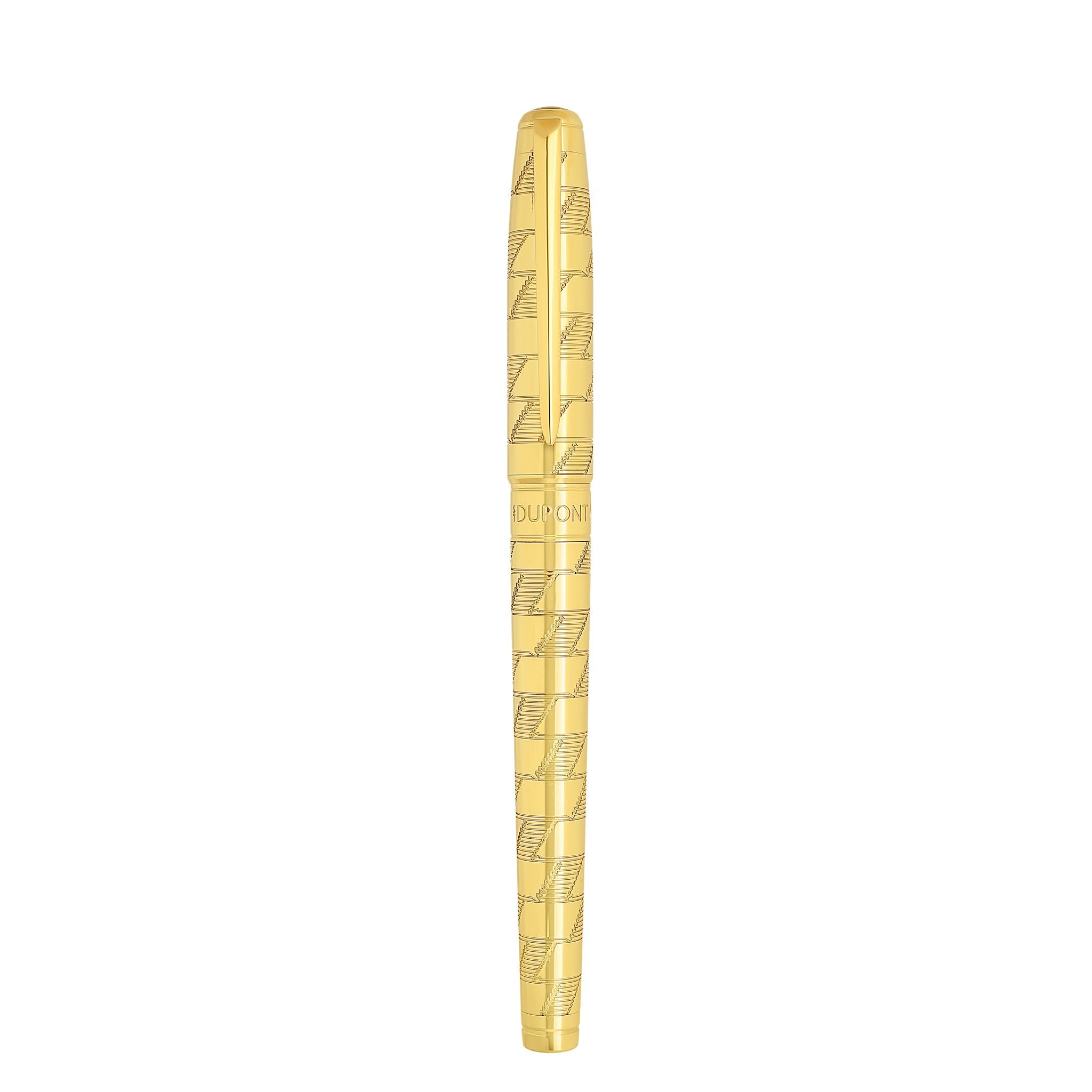S.T. Dupont Line D Eternity Rollerball Pen Large Monogram 1872 Gold Ref# 422020L