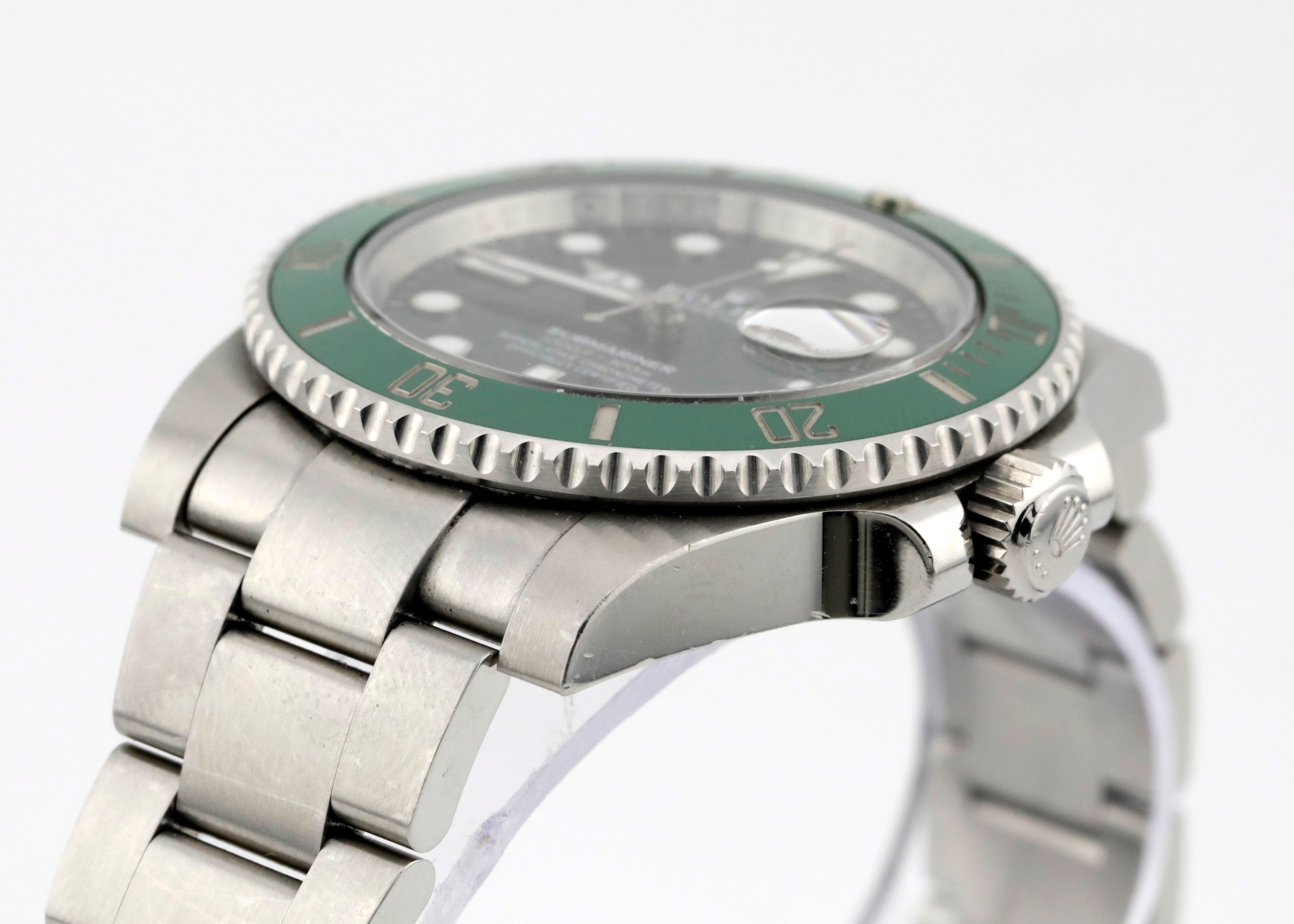 Pre Owned Rolex Submariner Date Hulk Ref# 116610LV