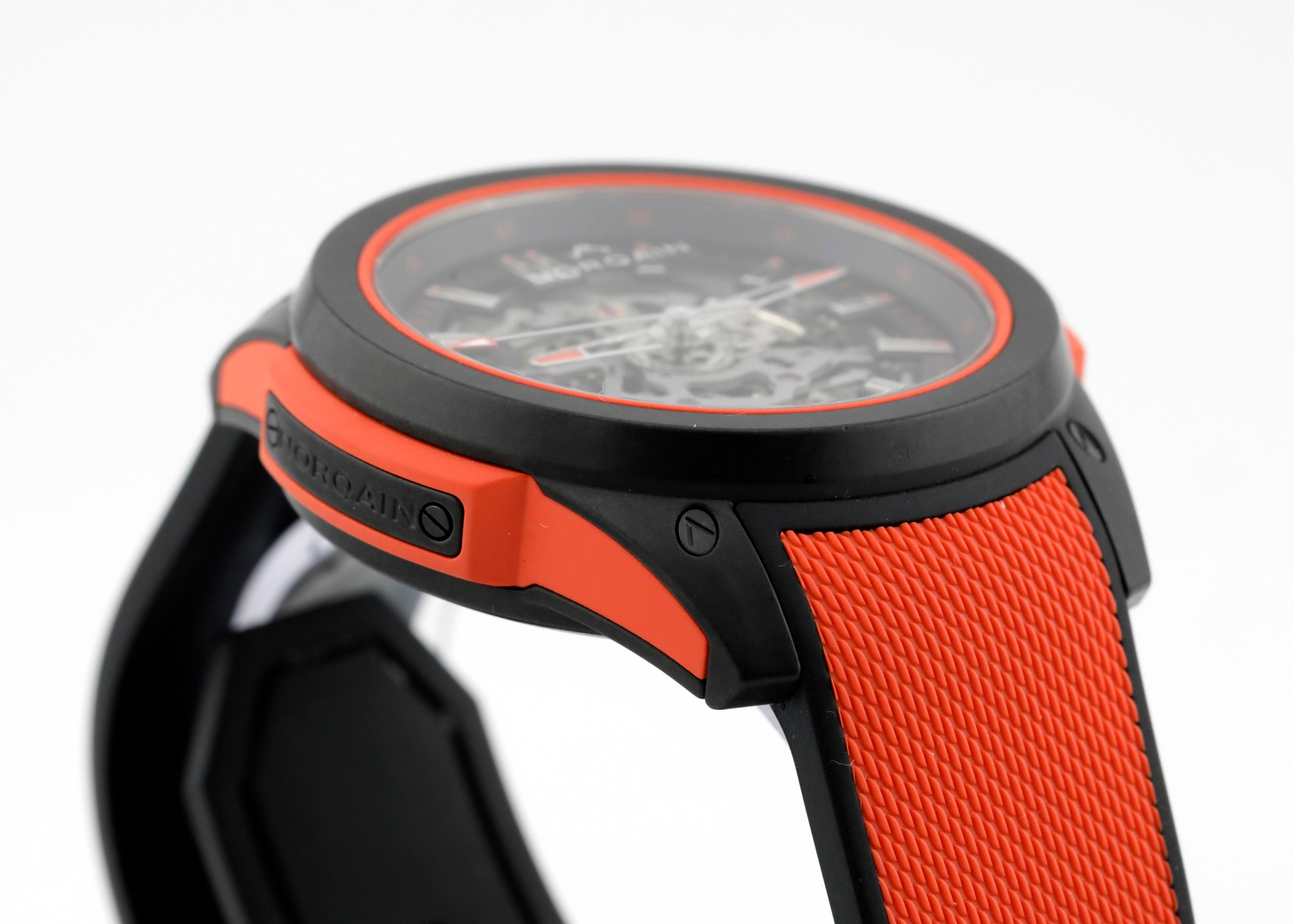 Pre Owned Norqain Wild One Skeleton Coral Ref# NNQ3000QBR2AS/B013