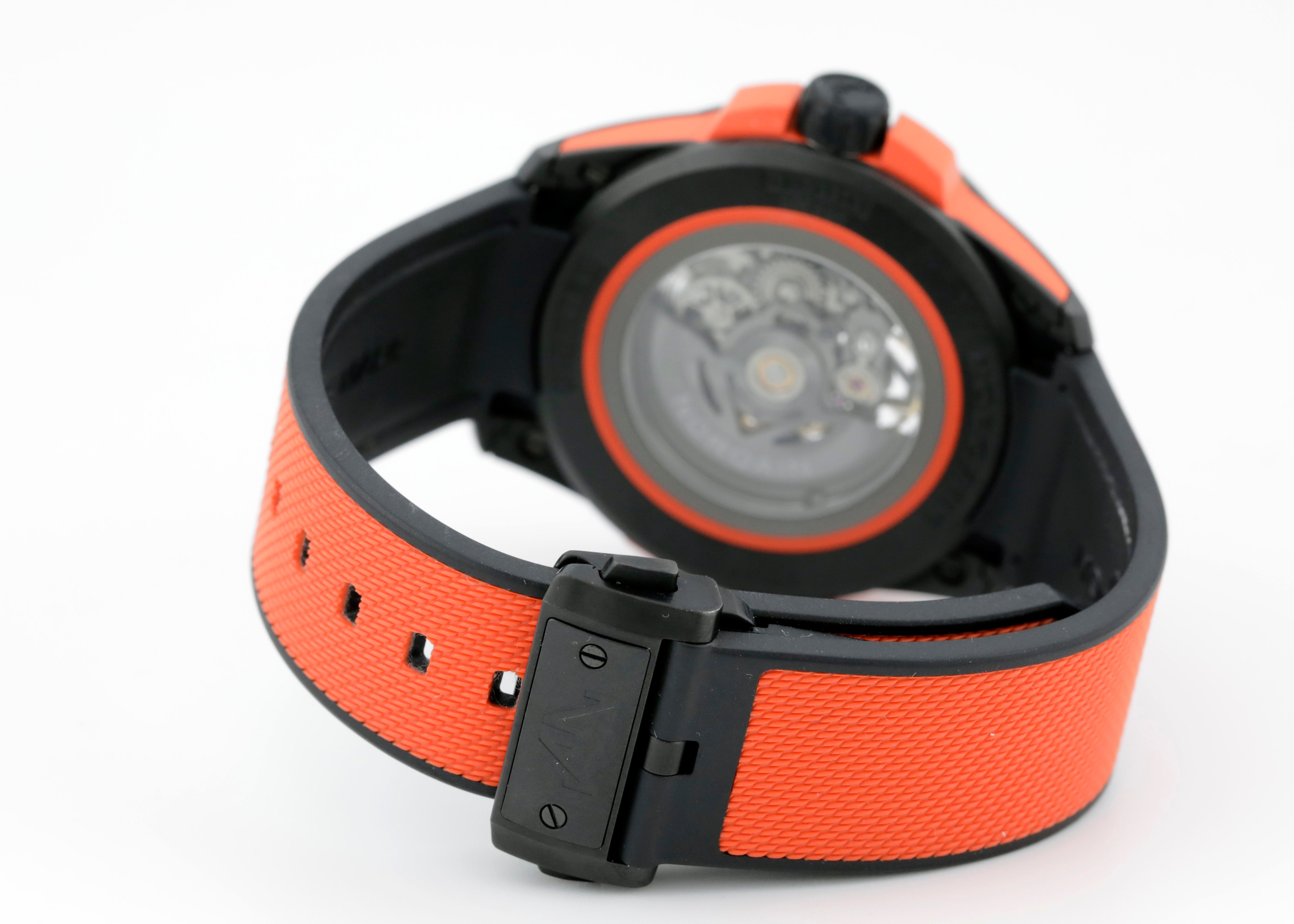 Pre Owned Norqain Wild One Skeleton Coral Ref# NNQ3000QBR2AS/B013