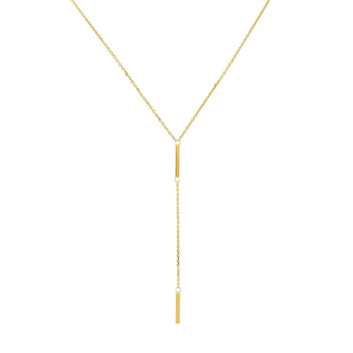 Gold Lariat Necklace