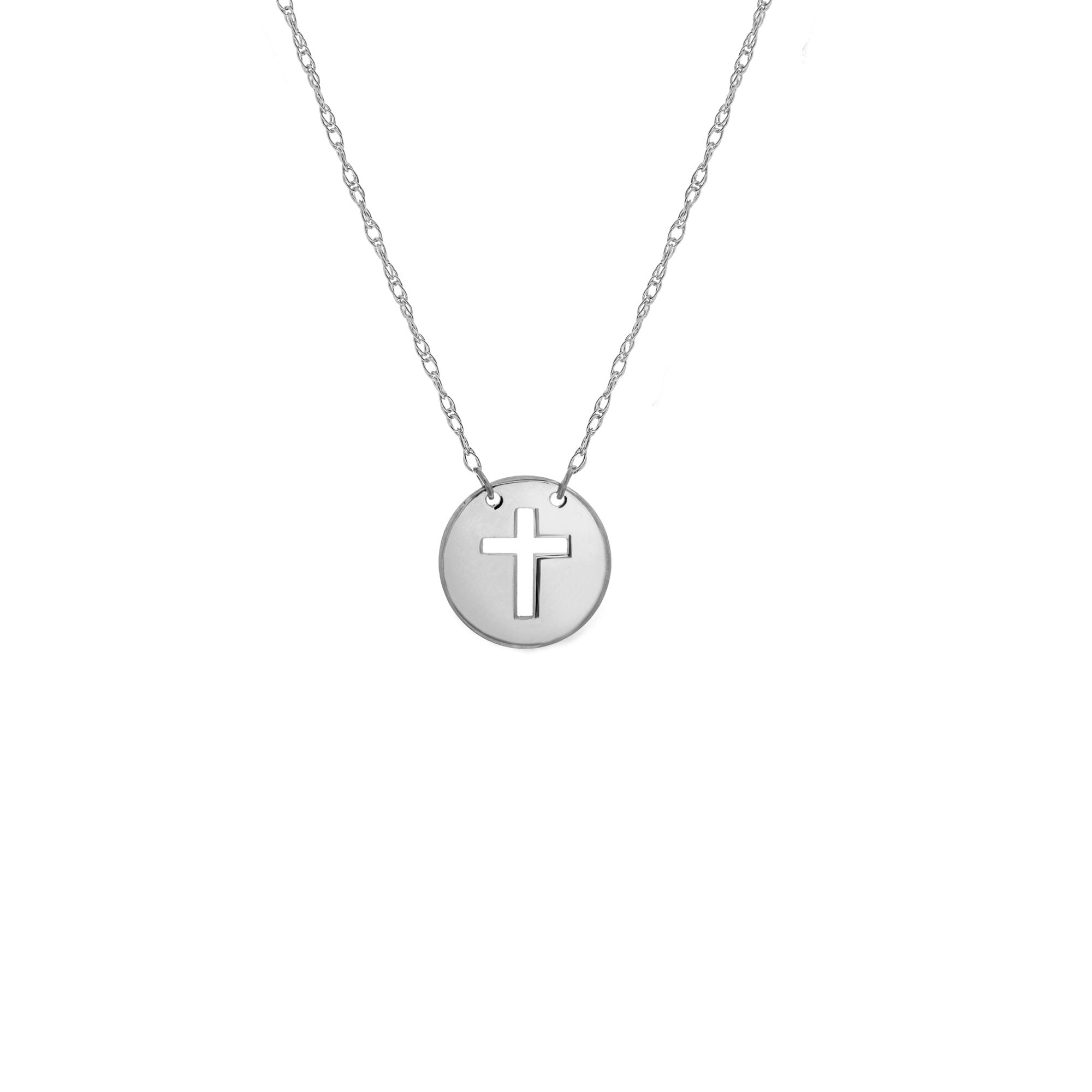 Cross Cutout Necklace