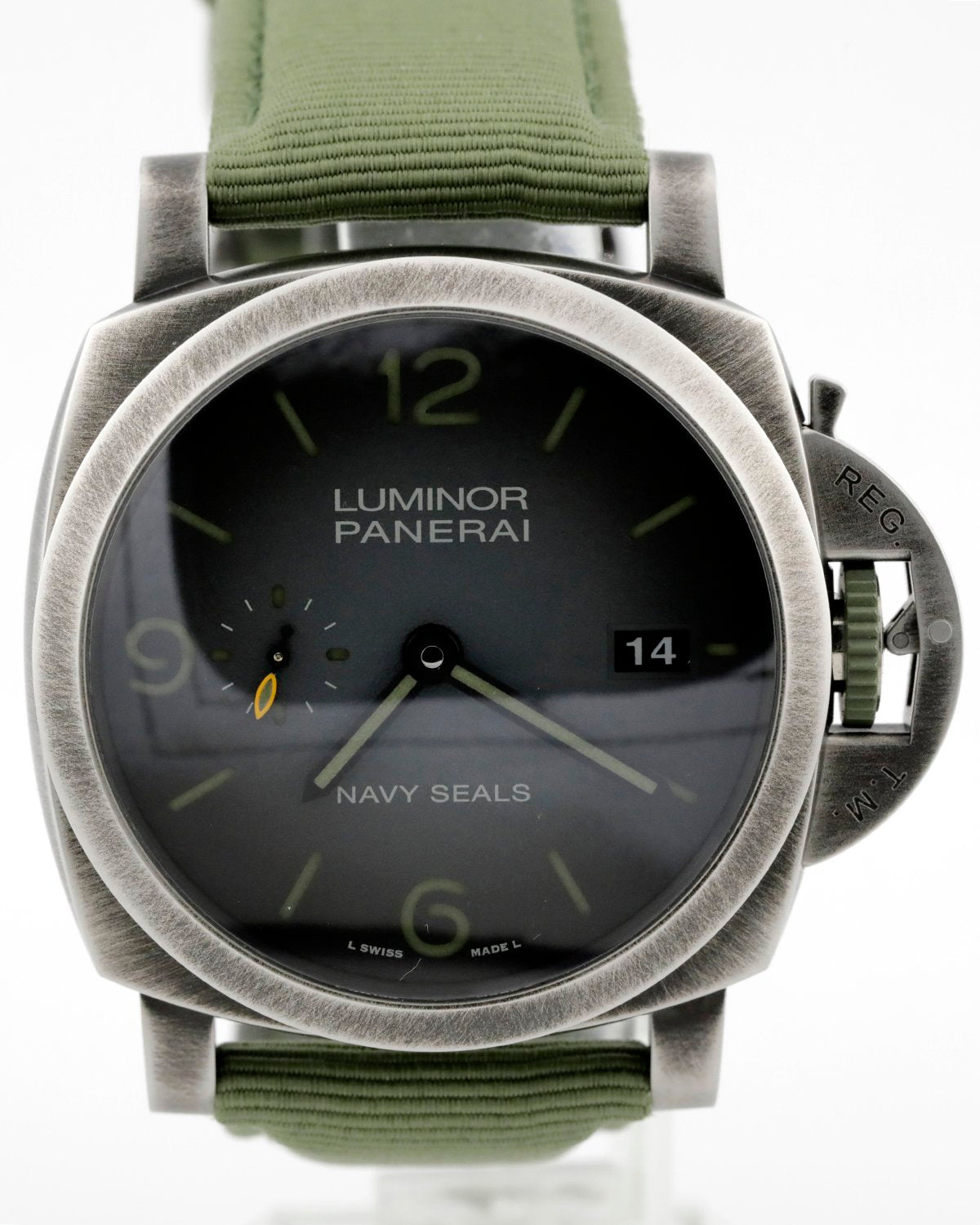 Pre-Owned Panerai Luminor Navy Seals Limited Edition Ref# PAM01412