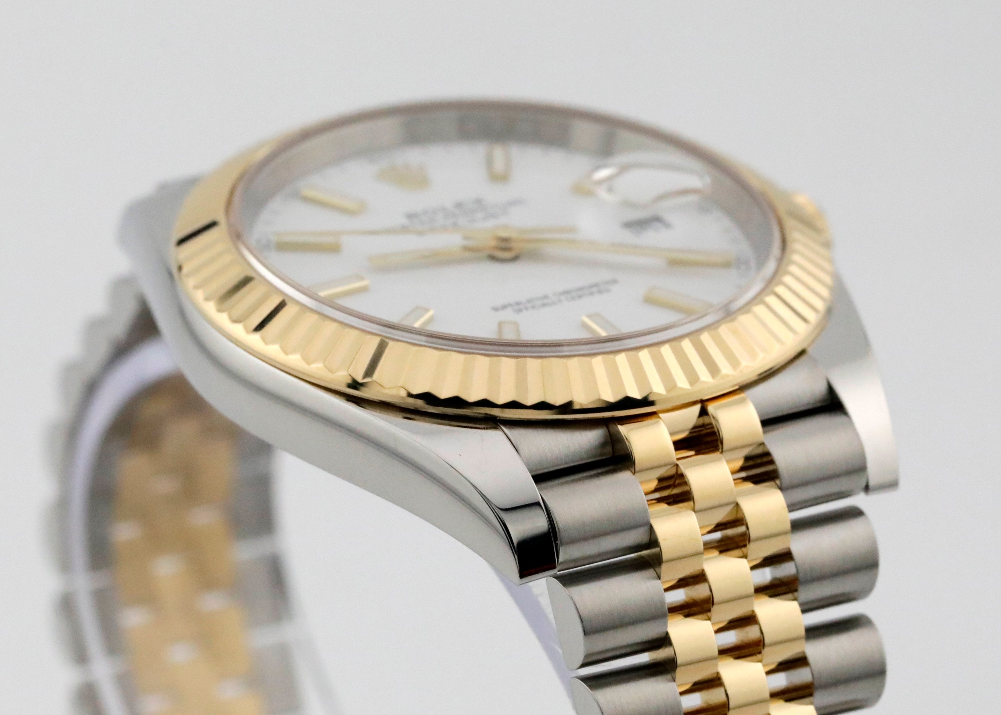 Pre-Owned Rolex Datejust 41 Two Tone 18k Yellow Gold Ref# 126333